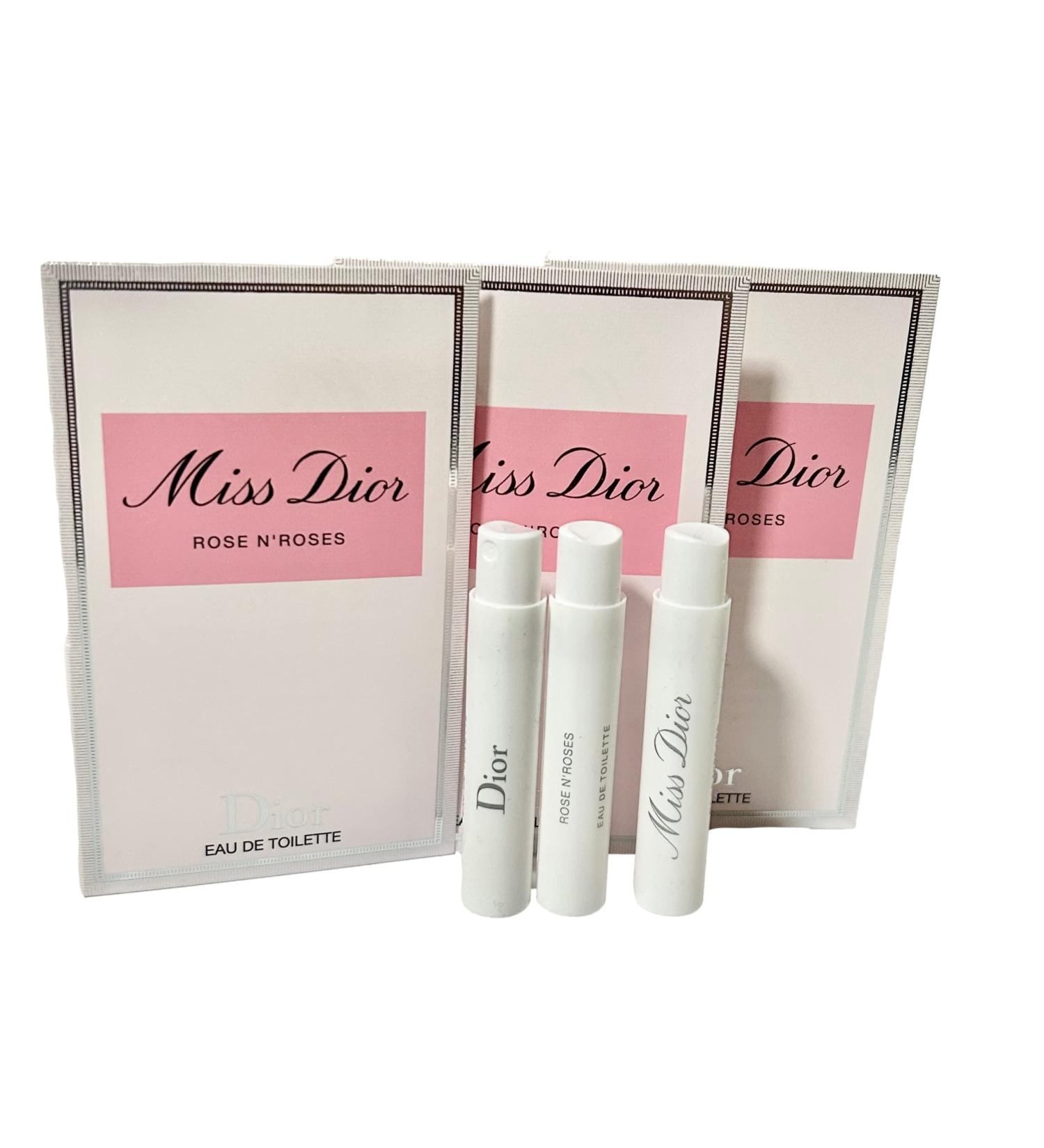 Dior Sample Perfume Miss Rose N'Roses Sample Women Eau De Toilette 1 ml / 0.03 fl oz Set of 3 - Buy Online on GoSupps.com