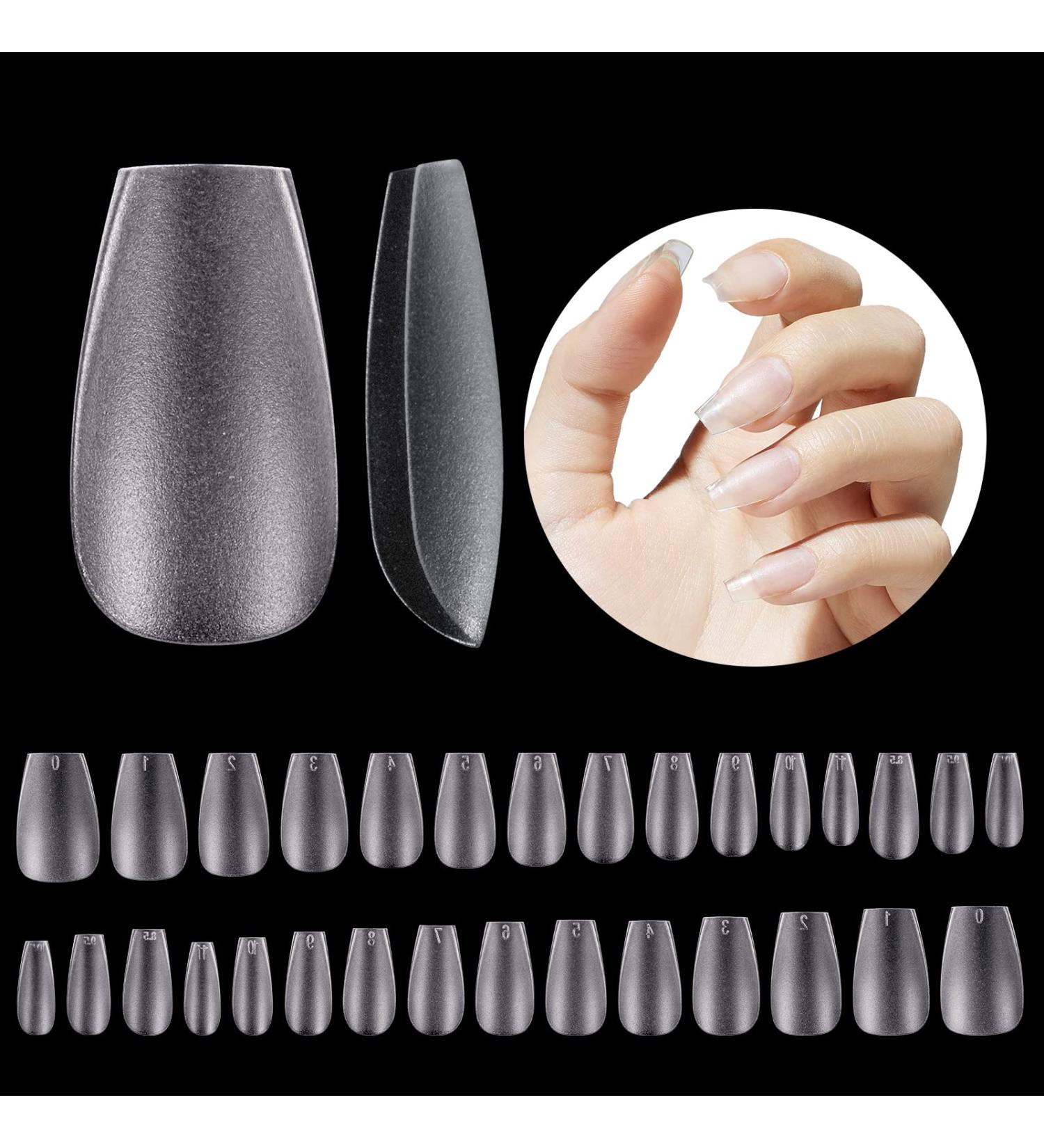 Beetles Matte Short Coffin False Nails Tips 510pcs - Acrylic/Gel Nail Art Kit - Buy Online on GoSupps.com