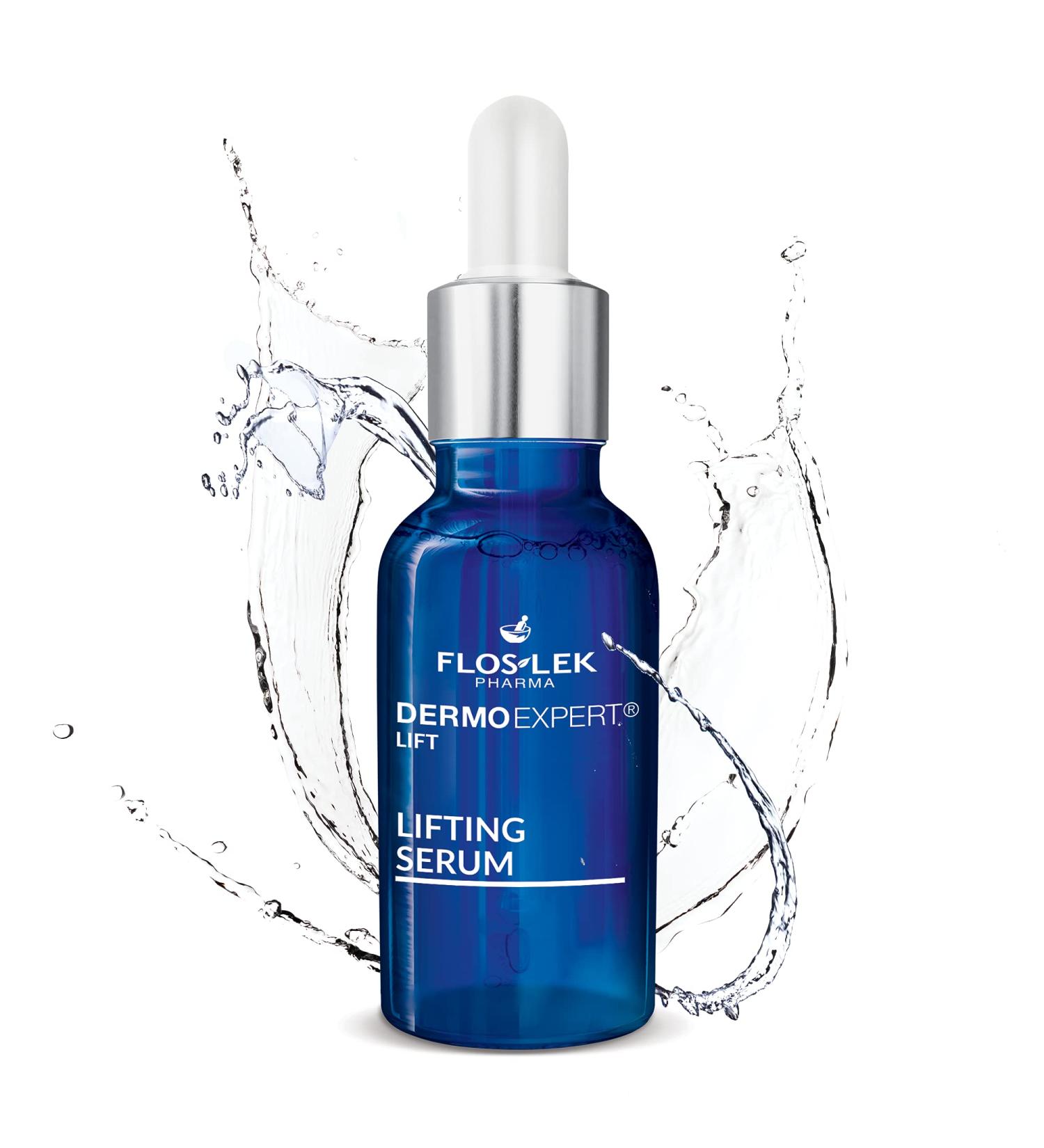 FLOSLEK Lifting Face Lifting Serum 30ml strengthens hydrates and strengthens for people aged 30 and over For all skin types Dermatologically tested Made in the EU - Buy Online on GoSupps.com