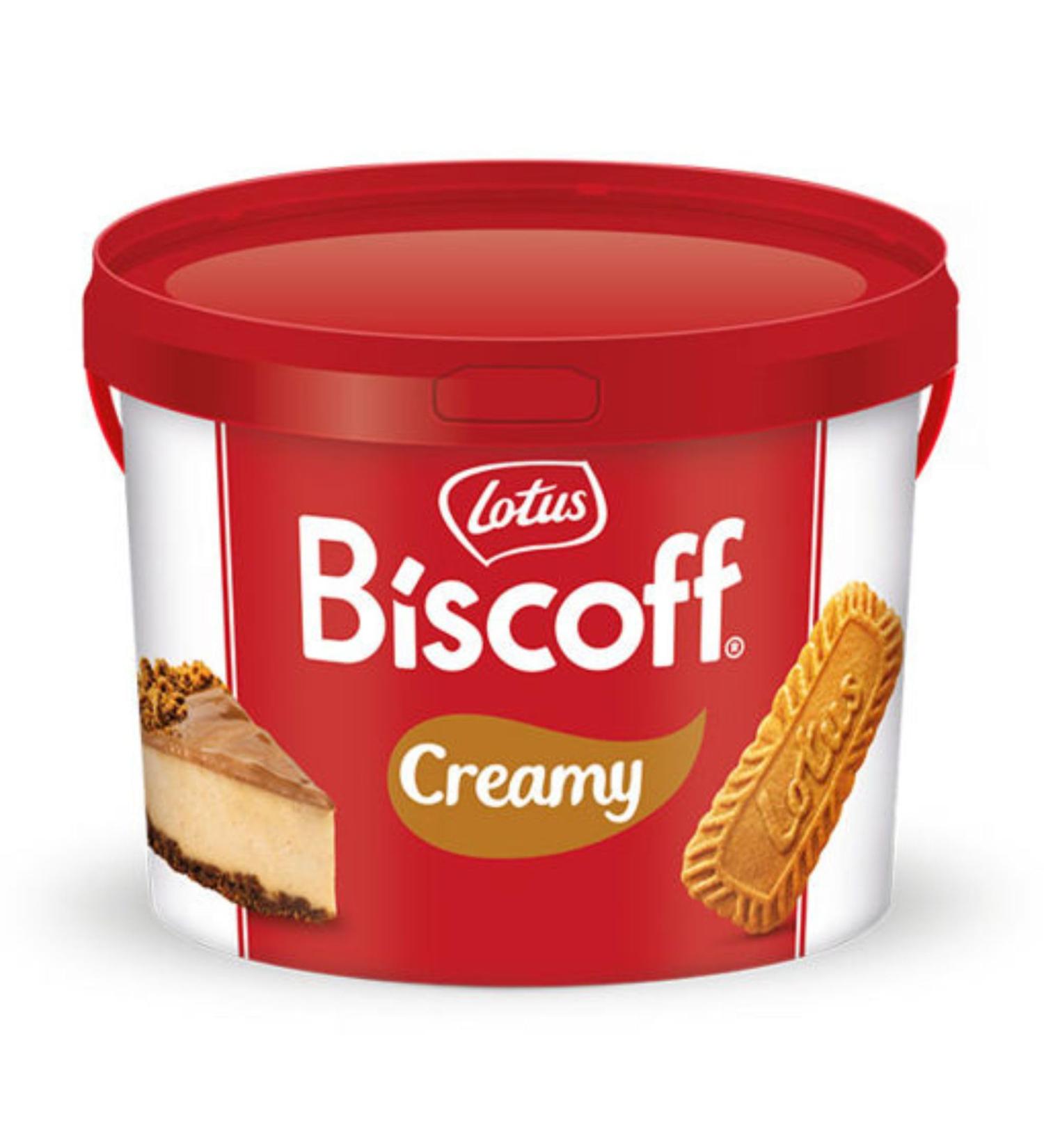 Lotus Biscoff Spread 3kg A smooth caramelised biscuit spread in a 3kg catering pot