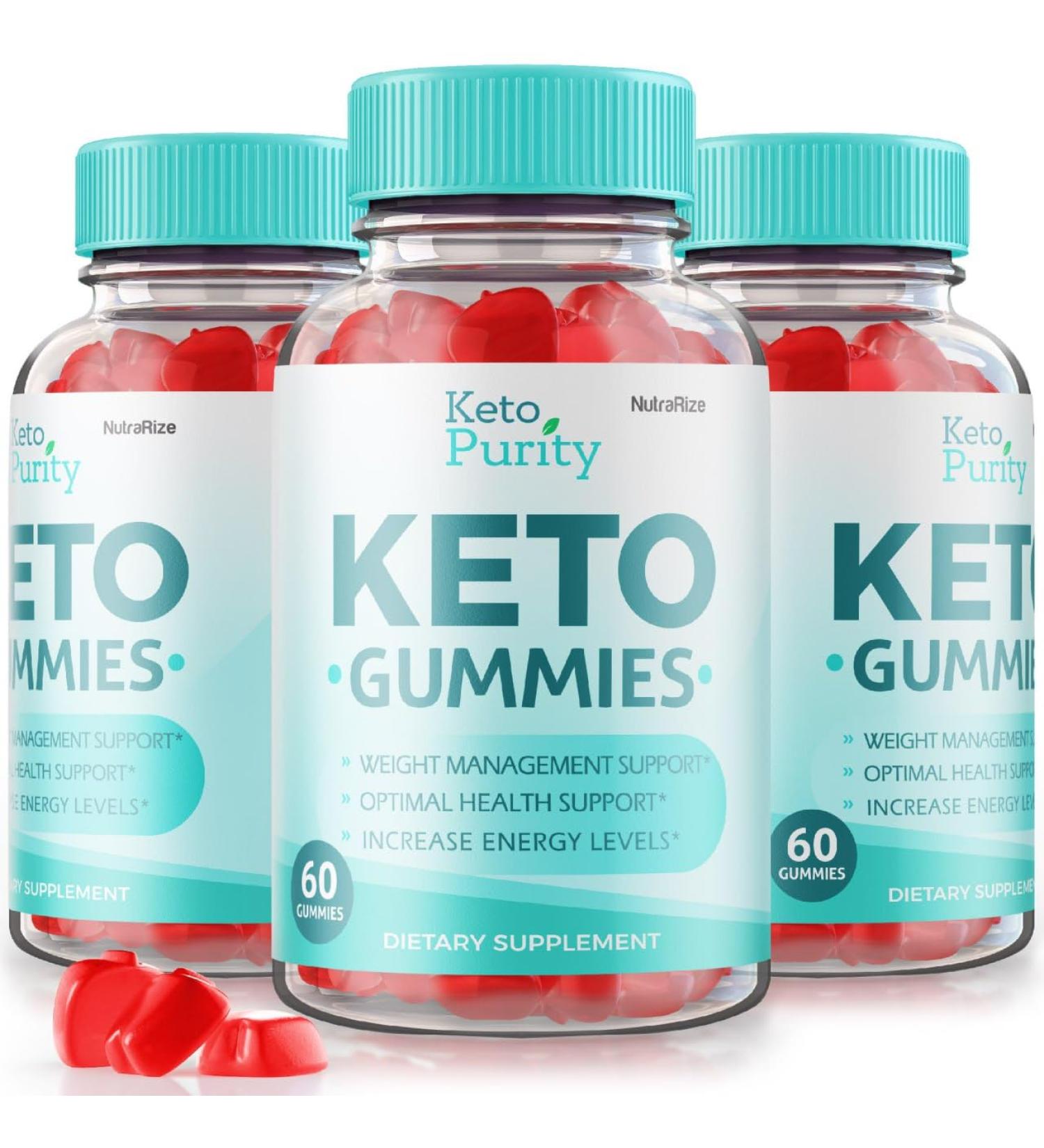 Keto Purity Gummies - 3 Pack Advanced Weight Loss Supplement Maximum Strength ACV Gummies 180 Gummies for Keto Diet - Best Reviews - Buy Online on GoSupps.com