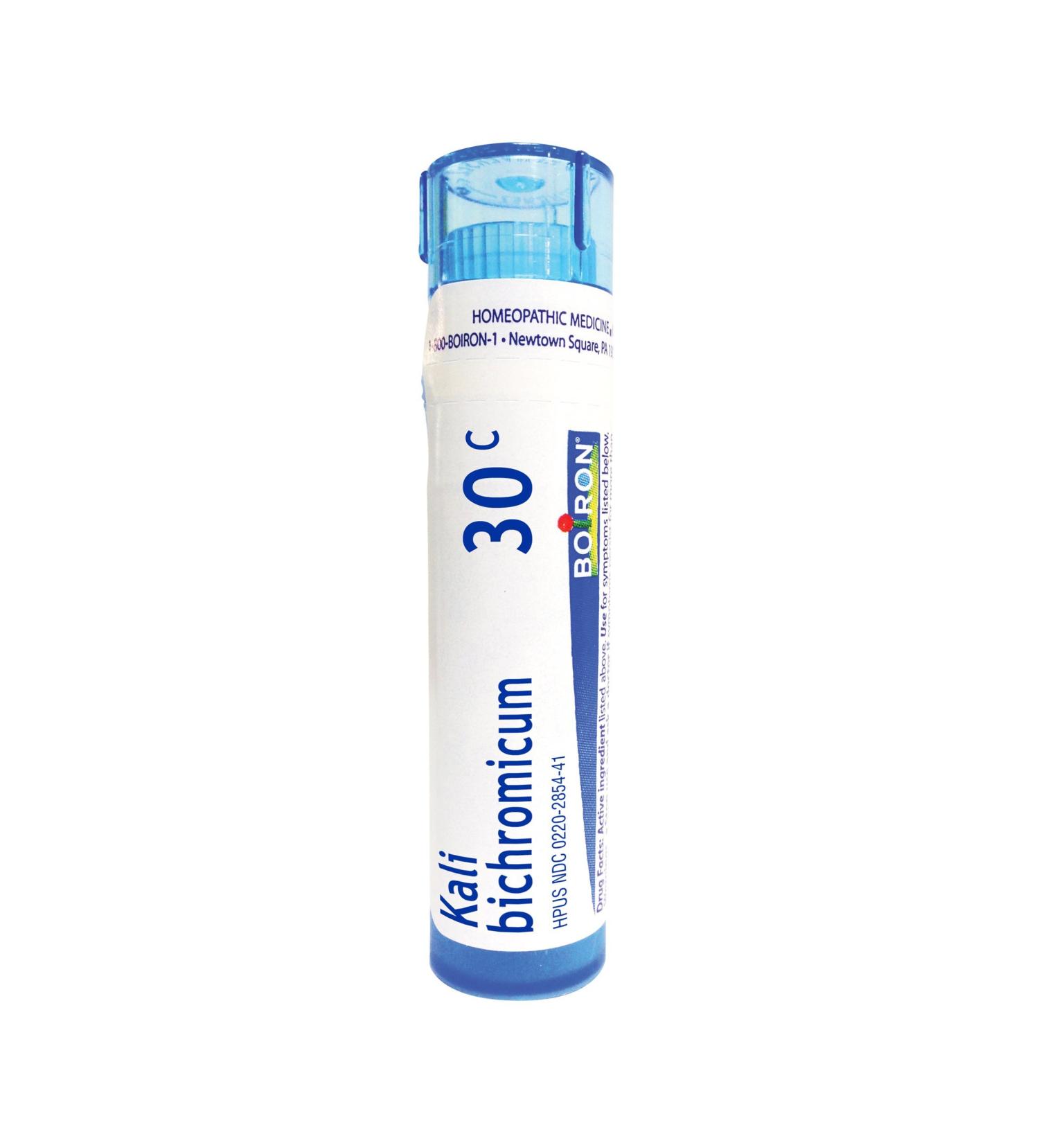 Boiron Kali Bichromicum 30C - Homeopathic Remedy, 80 Pellets - Buy Online on GoSupps.com