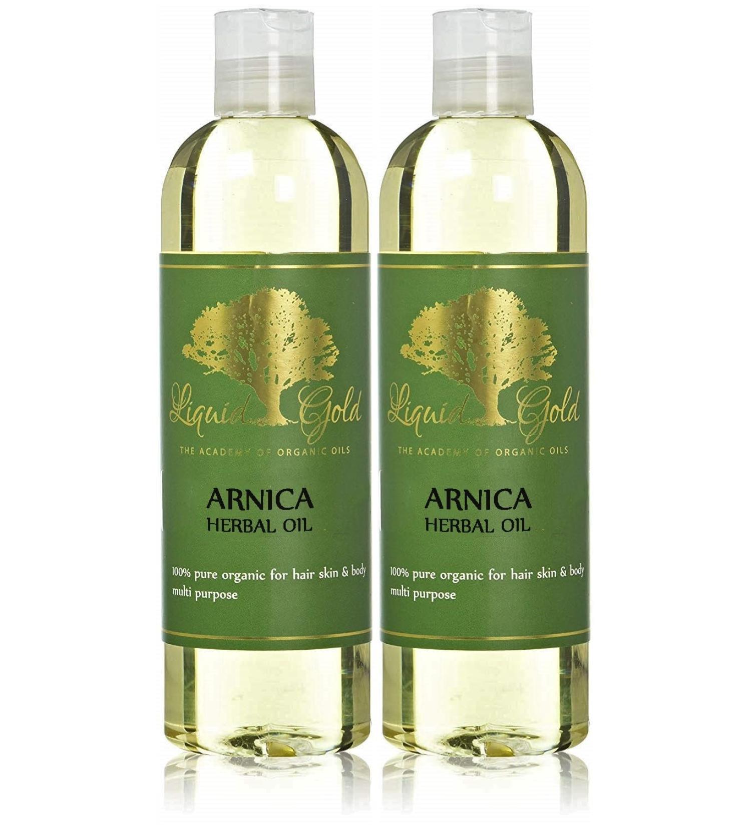 Buy 24 oz Premium Arnica Herbal Oil - 100% Pure Organic Natural Essence for Pain Relief & Healing - Ships Internationally - Buy Online on GoSupps.com