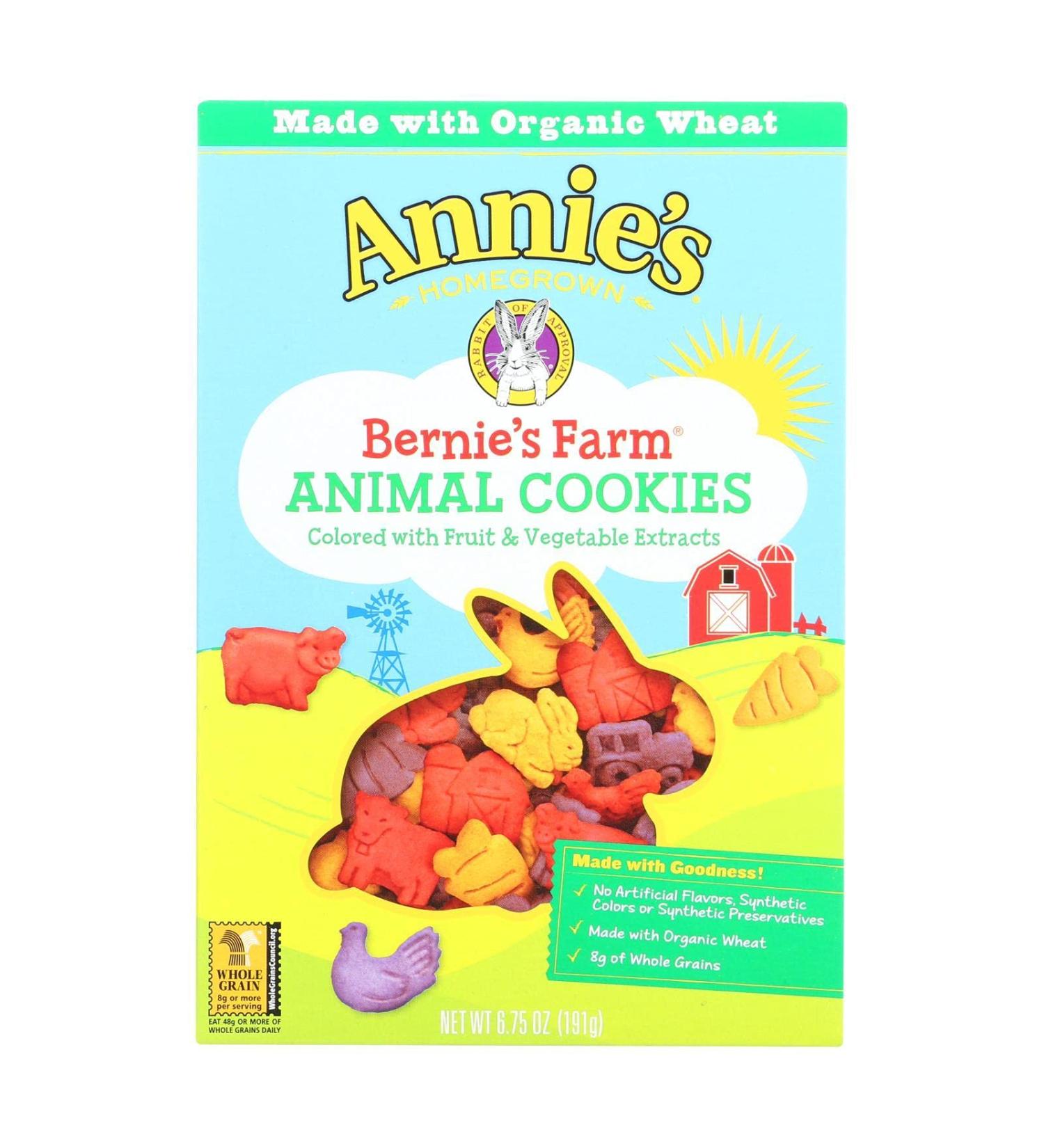Buy Annie's Organic Animal Cookies 6.75 oz - Delicious & Wholesome Snack - Buy Online on GoSupps.com