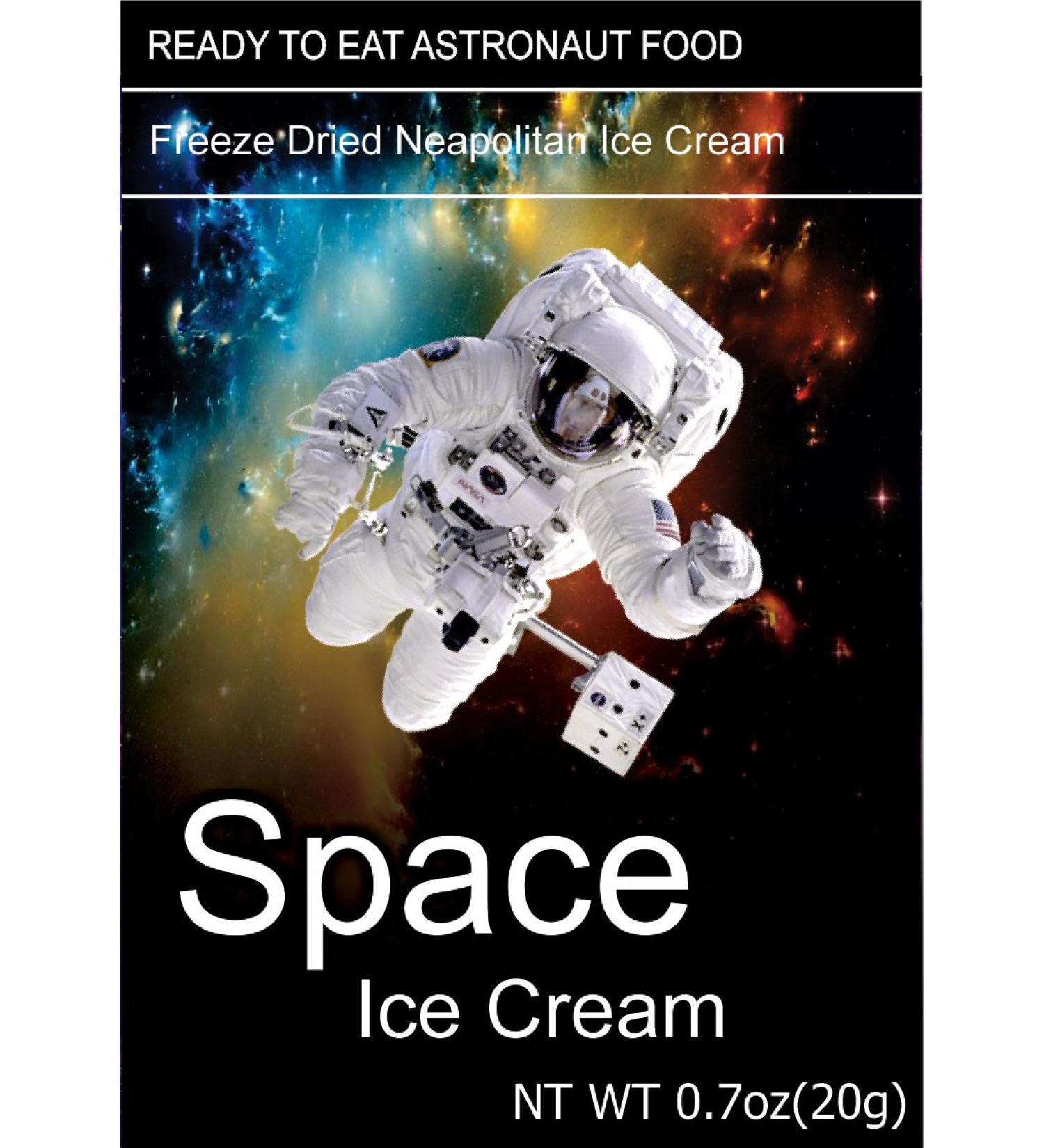 Space Ice Cream 1 Count (Neapolitan) Neapolitan Space