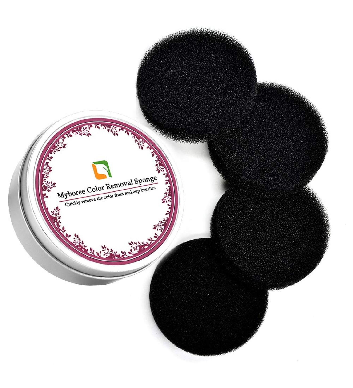Myboree Makeup Brushes Cleaner - Eye Shadow & Blush Color Removal Sponge Kit - Buy Online on GoSupps.com
