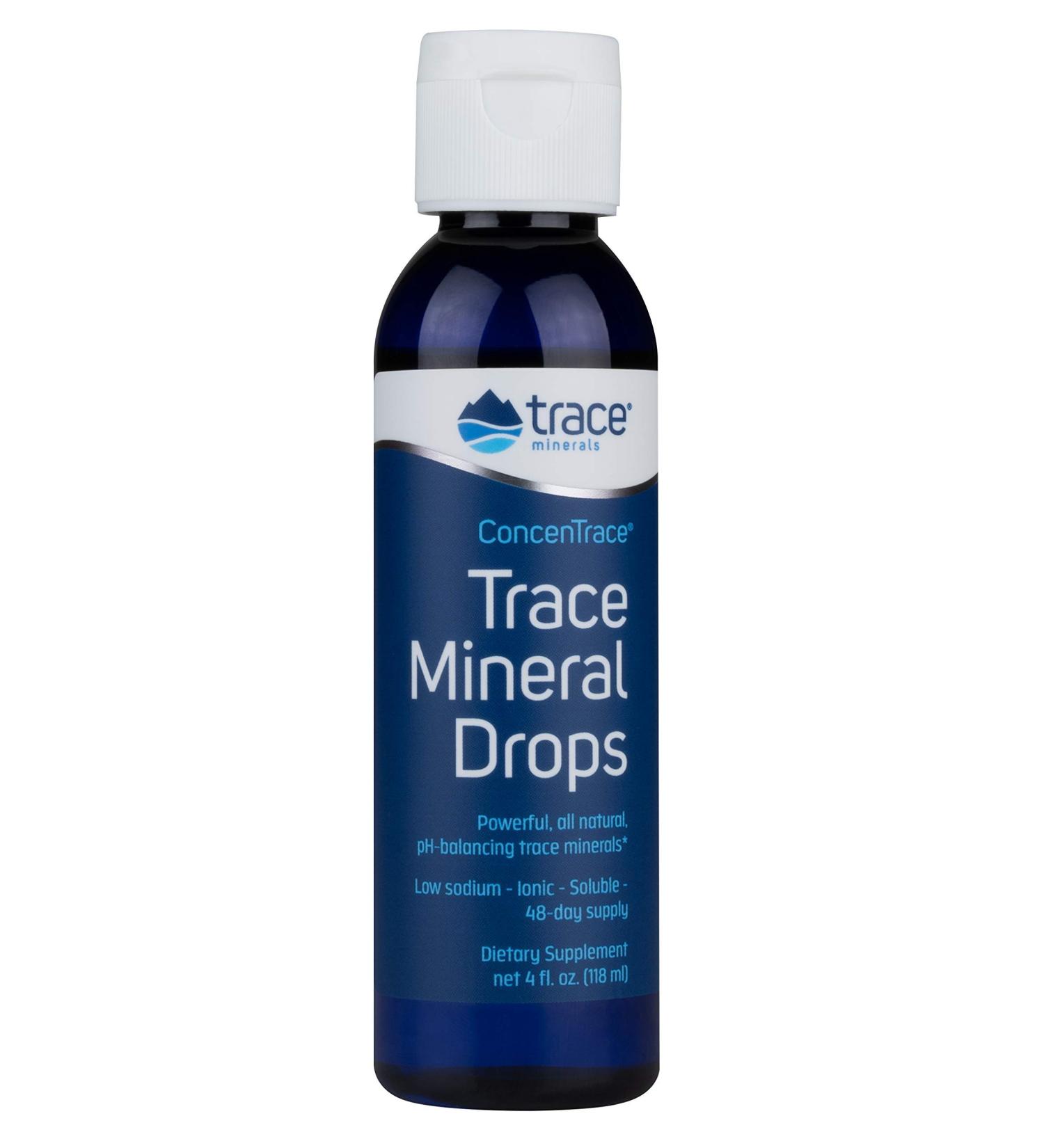 Trace Minerals Research ConcenTrace Trace Mineral Drops 4 fl oz (118 ml)