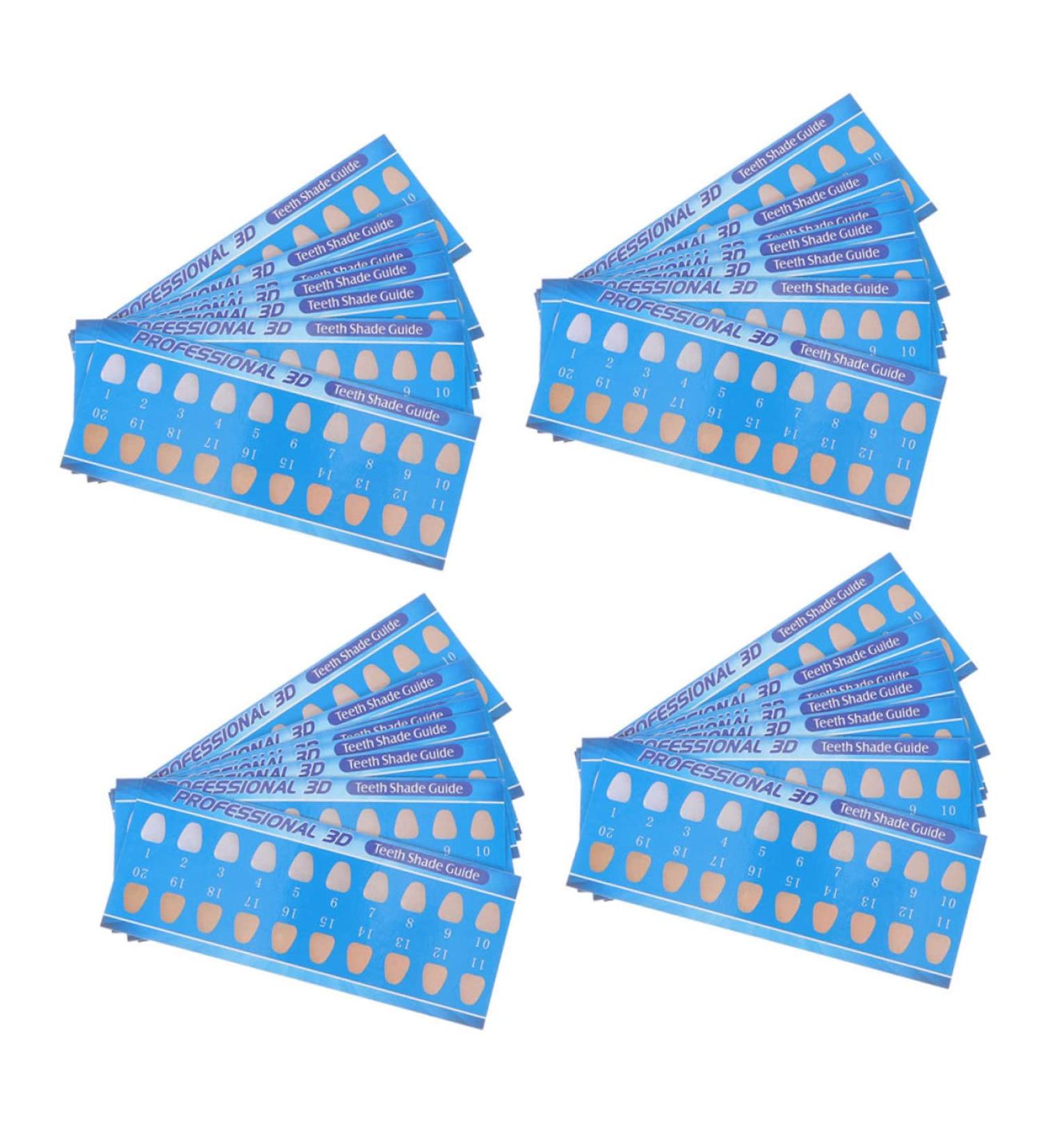 Ultechnovo 60 STK Tooth Coloring Card - Essential Dental Care Guide for Perfect Oral Health | International Shipping Available - Buy Online on GoSupps.com