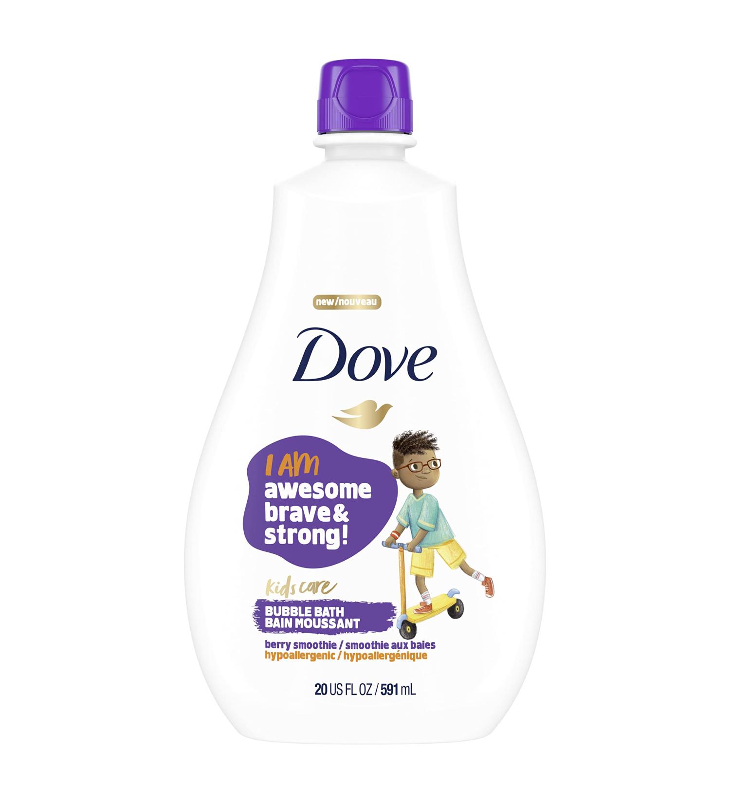 Dove Kids Care Bubble Bath Berry Smoothie 20 oz - Hypoallergenic Formula | Gentle for Kids - Buy Online on GoSupps.com
