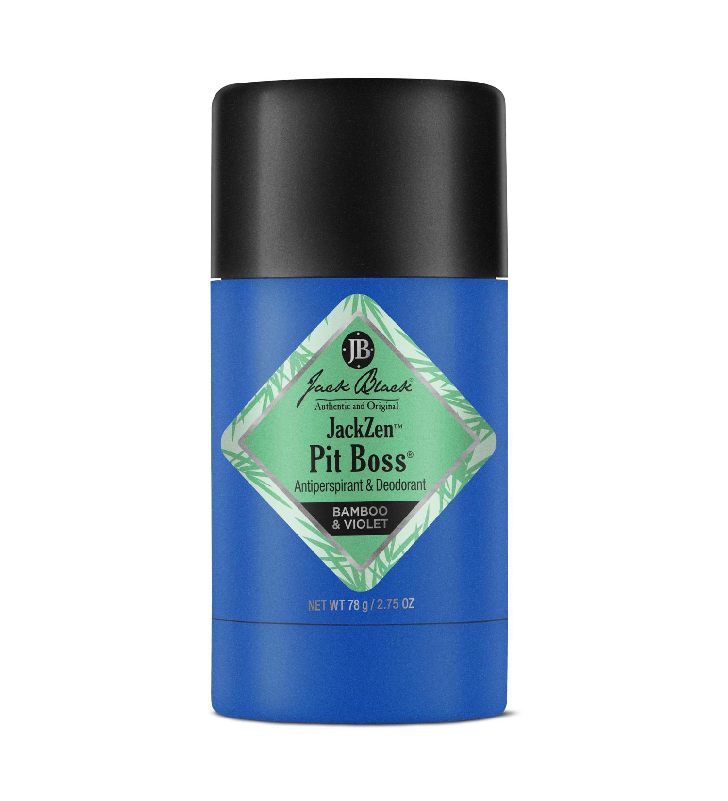 Jack Black Pit Boss Mens Deodorant Antiperspirant - Jack Black Deodorant for Men Antiperspirant for Men Antiperspirant Deodorant Men Men's Deodorant Mens Sensitive Skin Deodorant Mens Gifts Bamboo & Violet - Buy Online on GoSupps.com