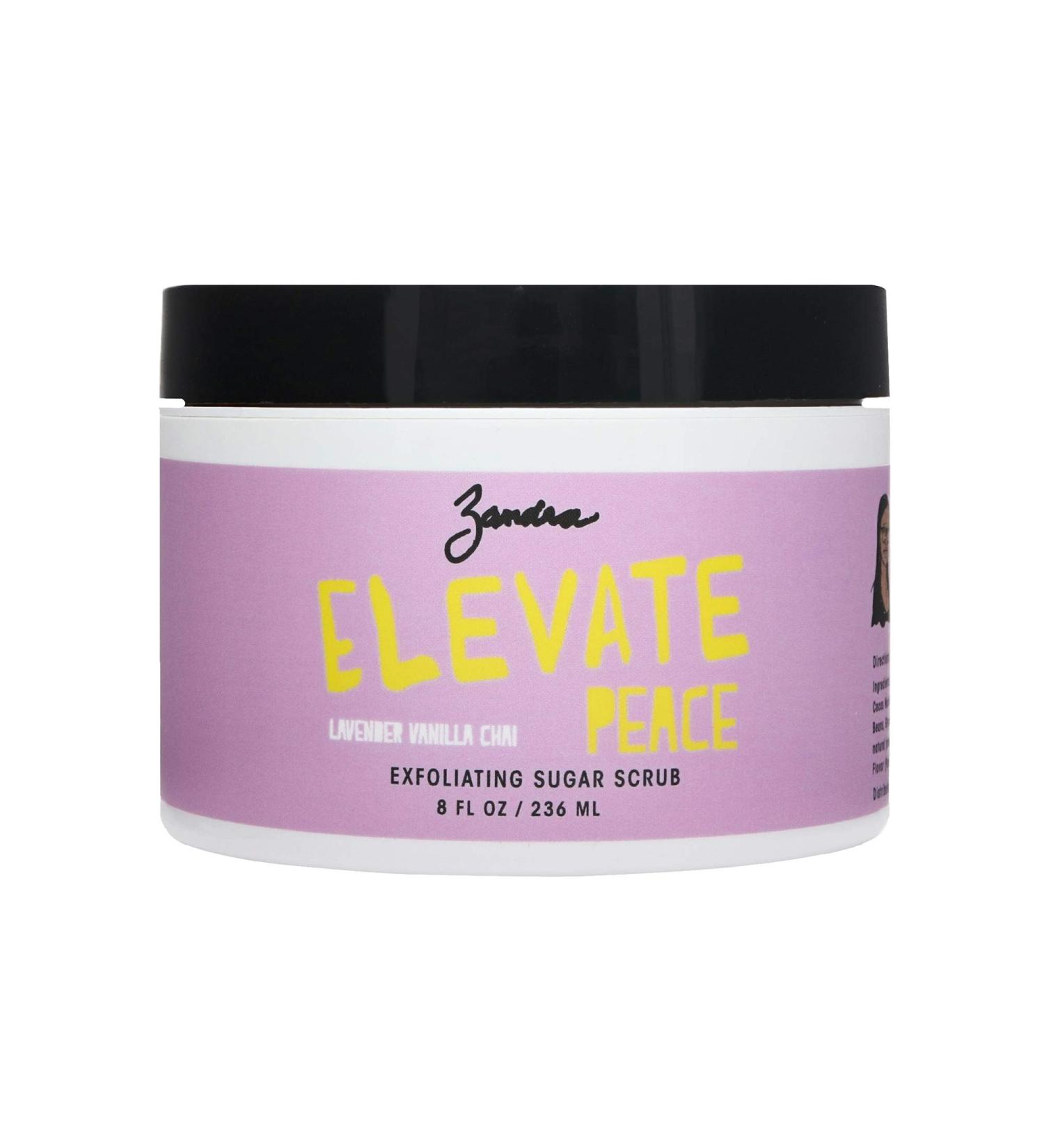 ZANDRA Lavender Vanilla Chai Sugar Scrub - 8 FZ | Exfoliating Beauty & Skincare | International Shipping Available - Buy Online on GoSupps.com