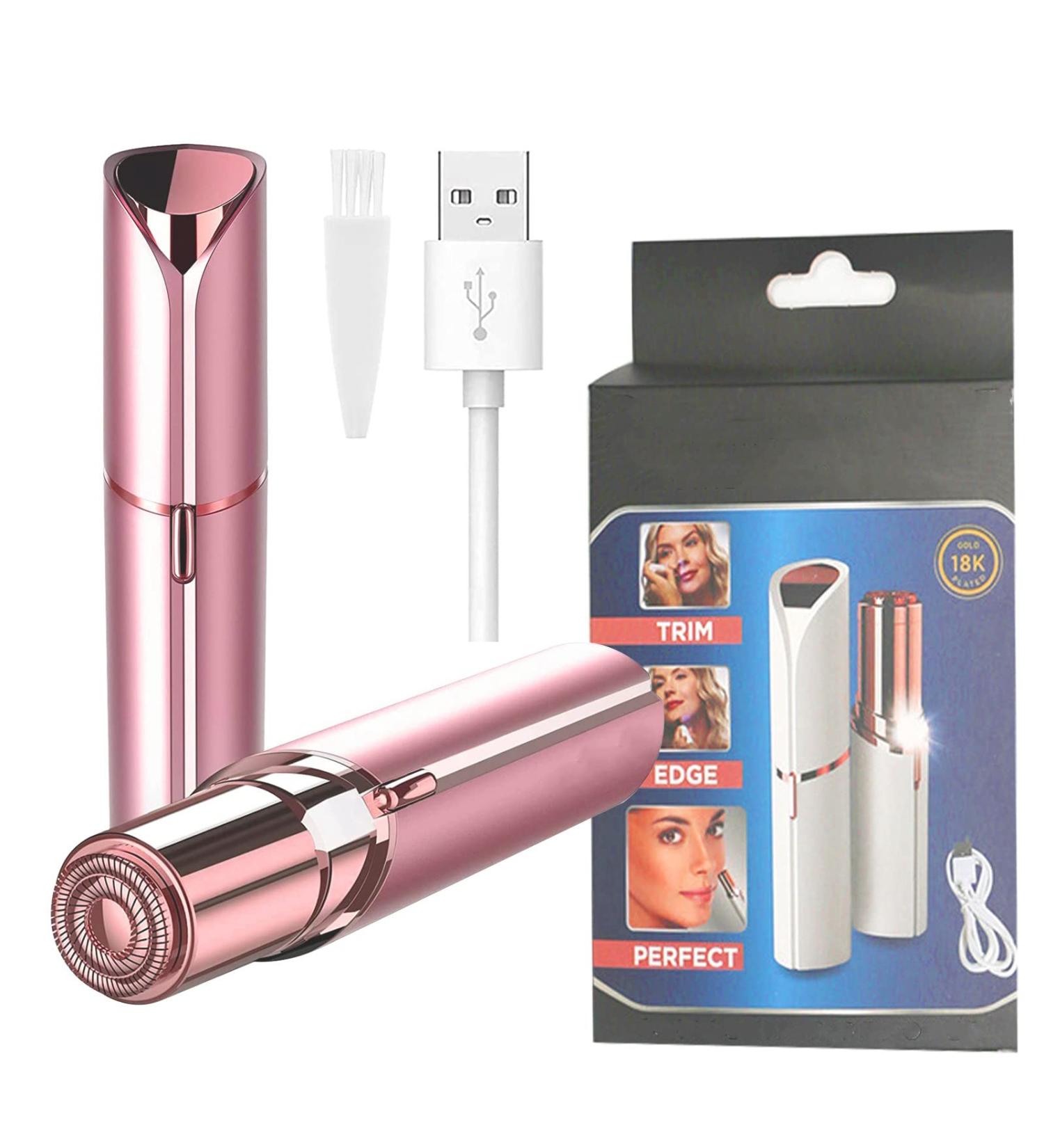 Rechargeable Facial Hair Remover for Women - Upper Lip Epilator & Shaver Device - Buy Online on GoSupps.com