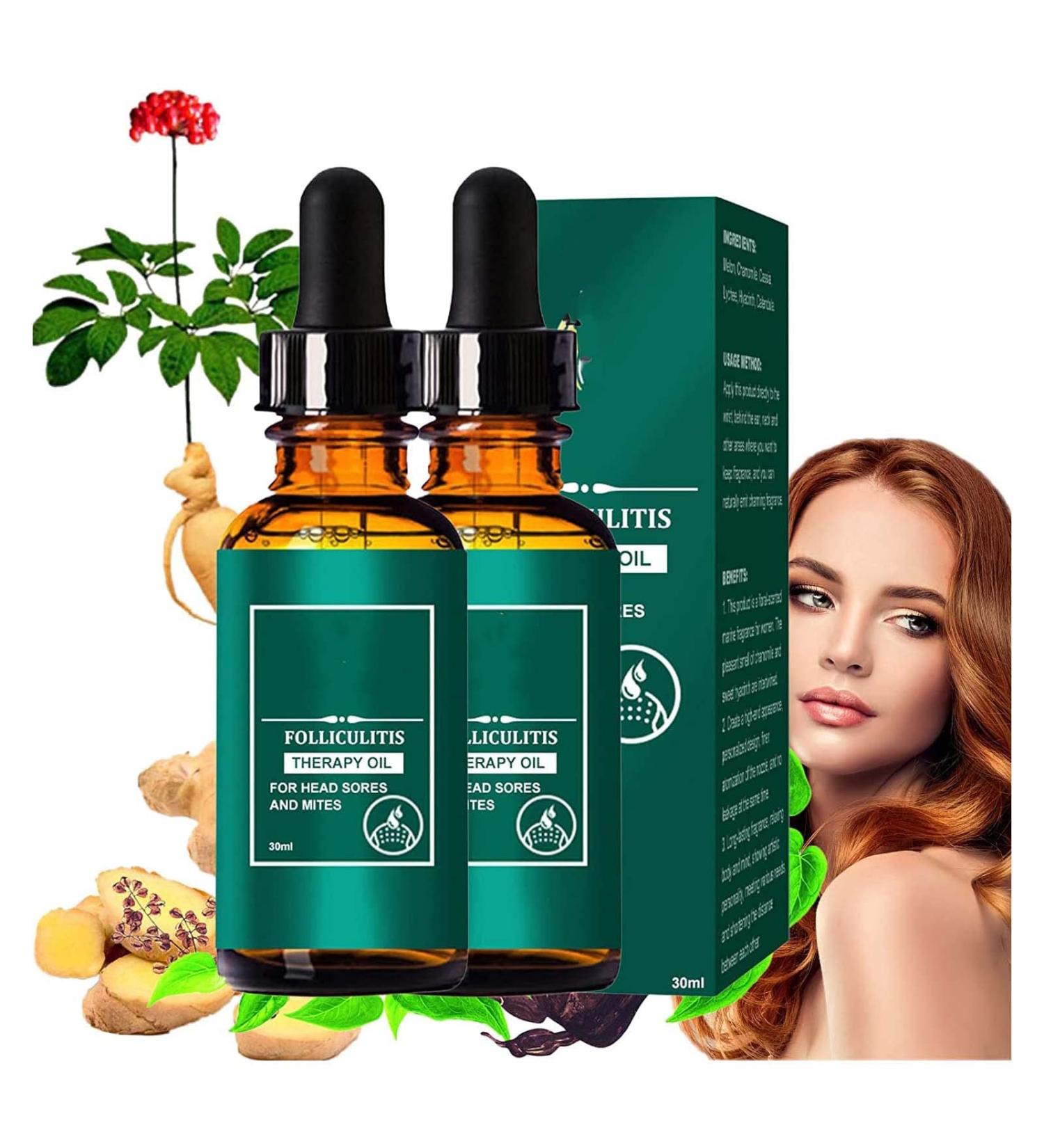 Scalp Folliculitis Treatment Oil Folliculitis Scalp Oil Nourishing Treatment for Split Ends and Dry Scalp for All Hair Types - Buy Online on GoSupps.com