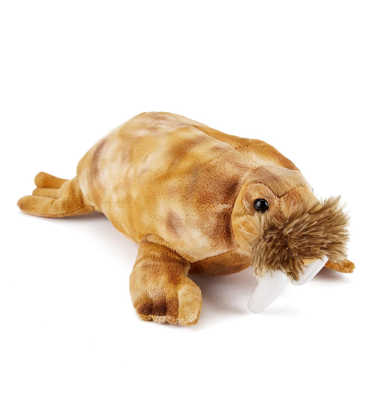 Zappi Co Safari Animals Plush Toy - 33cm Walrus Stuffed Animal for Kids - Buy Online on GoSupps.com