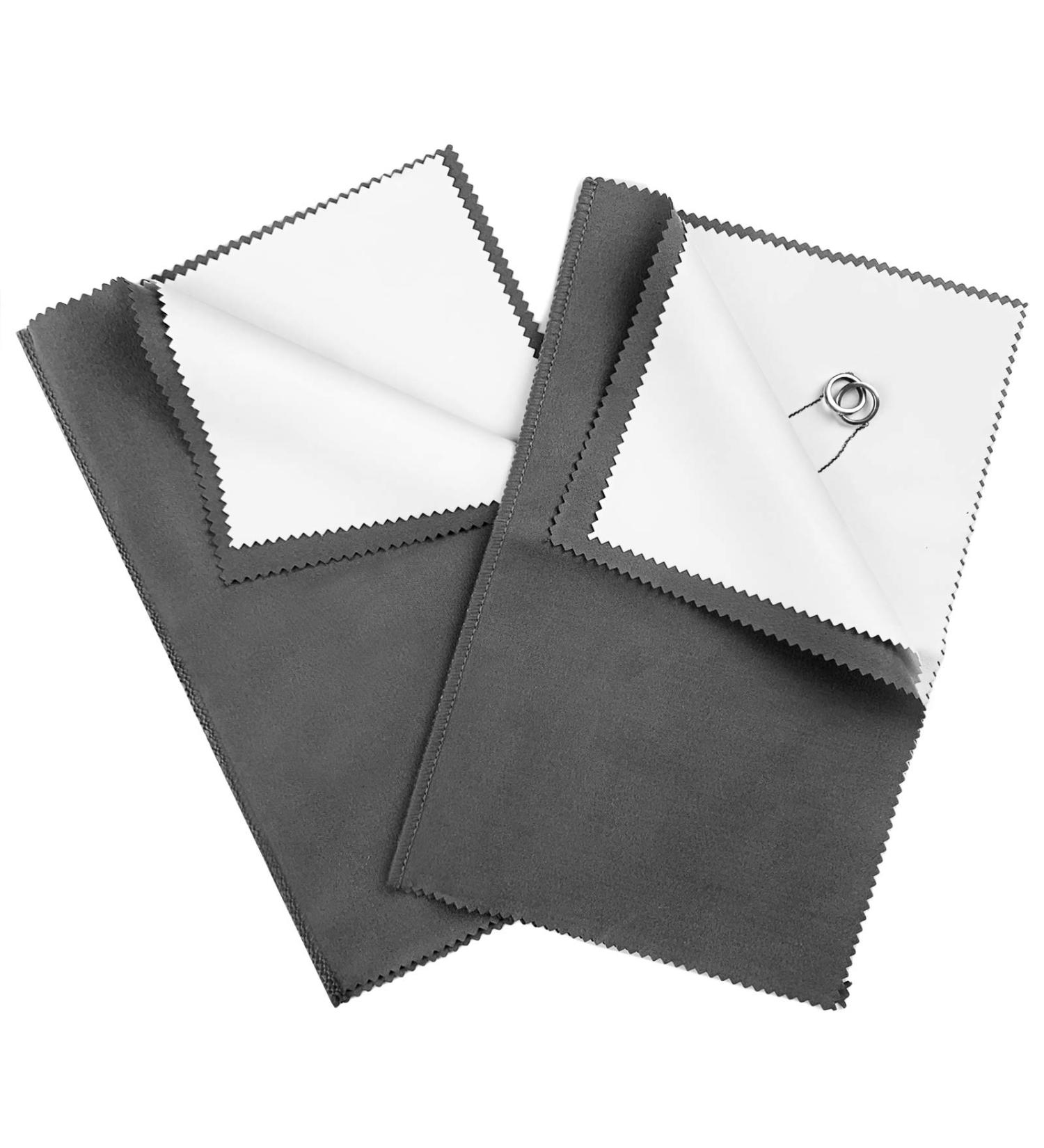 2 Pack Large Silver Polishing Cloth 11x14 - Sterling Silver & Jewelry Cleaning Cloth - Gold, Coin, Watch Polishing - Buy Online on GoSupps.com