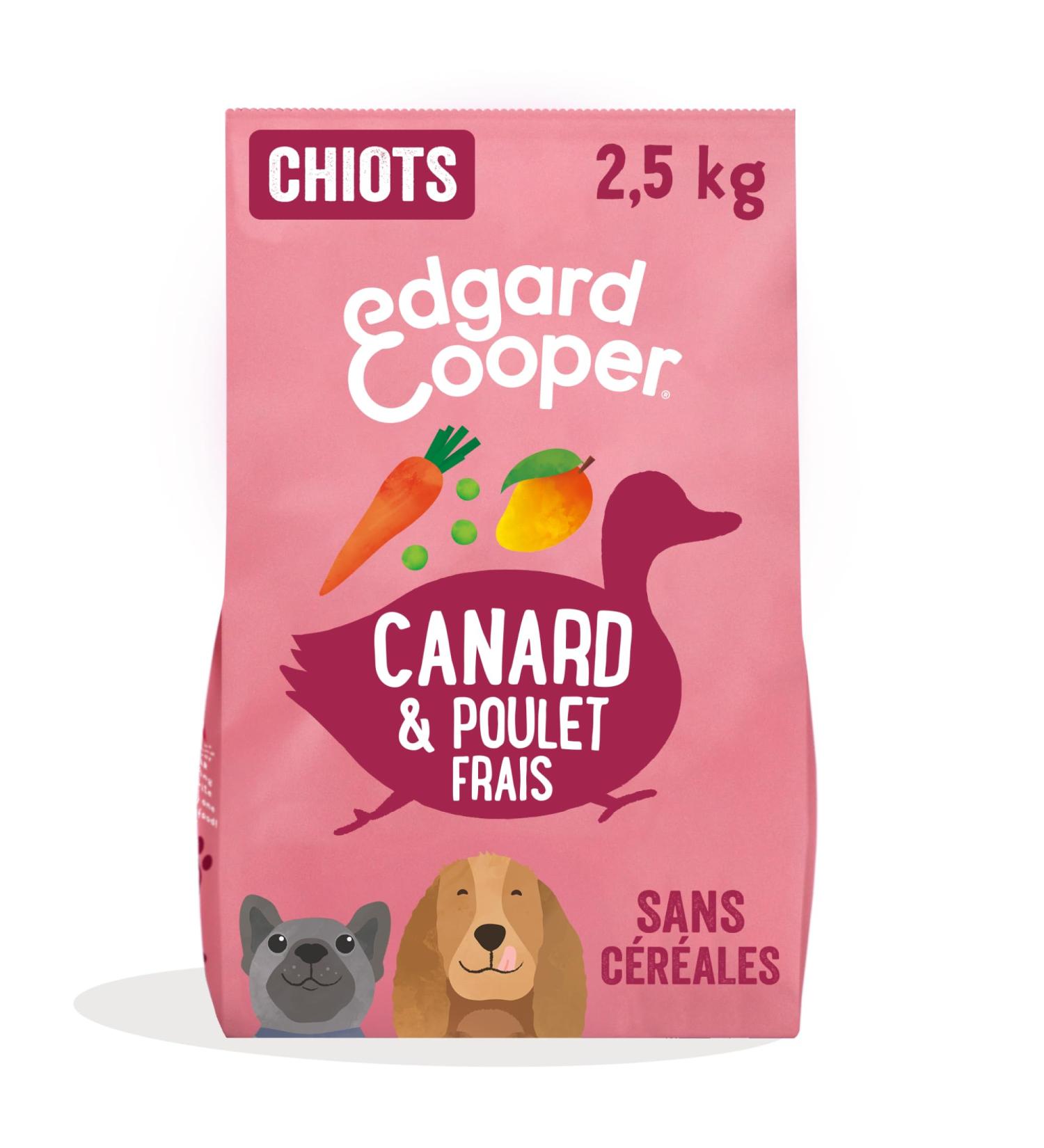 Edgard & Cooper Puppy Dry Food (Duck & Chicken 2.5kg) Grain Free Fresh Meat and Quality Protein Real Ingredients - Buy Online on GoSupps.com