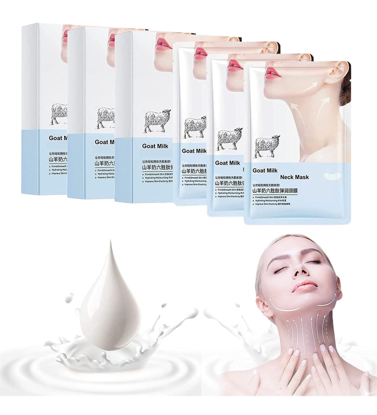 Masque pour Le Cou au Lait de ch vre Masque hydratant pour Le Cou au Lait de ch vre Masque claircissant instantan pour Le Cou Masque raffermissant Anti-Rides Masque Anti- ge blanchissant - Buy Online on GoSupps.com