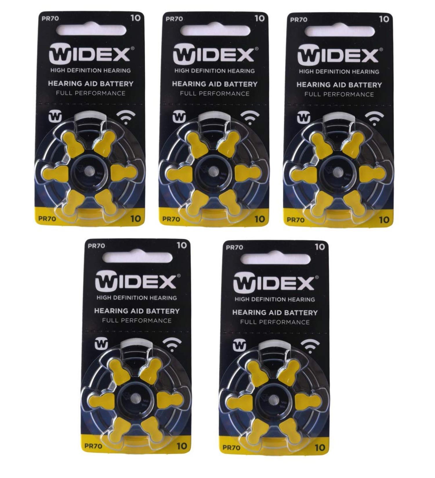 Widex Hearing Battery 1.4 V Size 10 Yellow (Yellow)