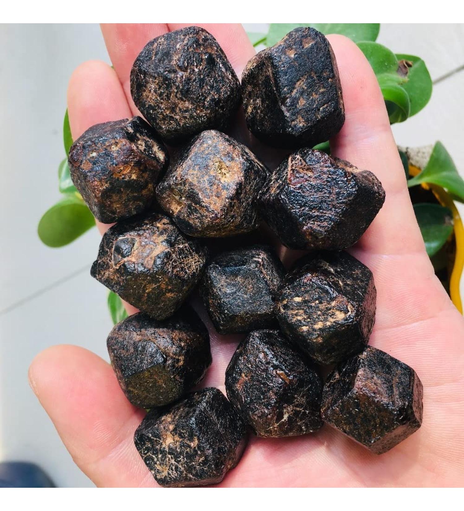 100g Natural Red Garnet Crystal Gemstone Rough Stone Specimen - (Size: 100g)