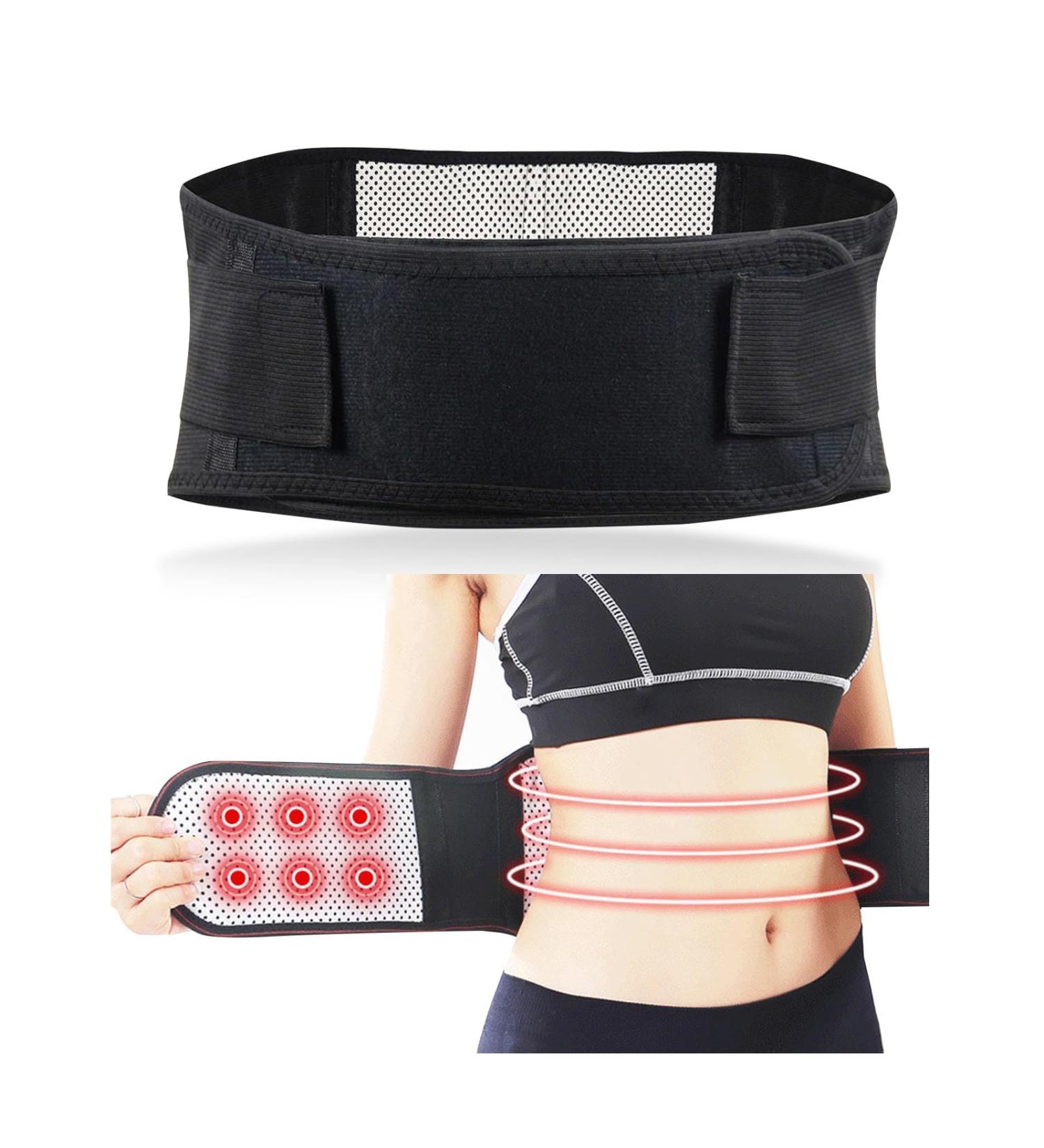 Aynkh Self-Heating Waist Bandage | Adjustable Magnetic Lumbar Support Belt for Men & Women - Pain Relief for Lower Back - Buy Online on GoSupps.com
