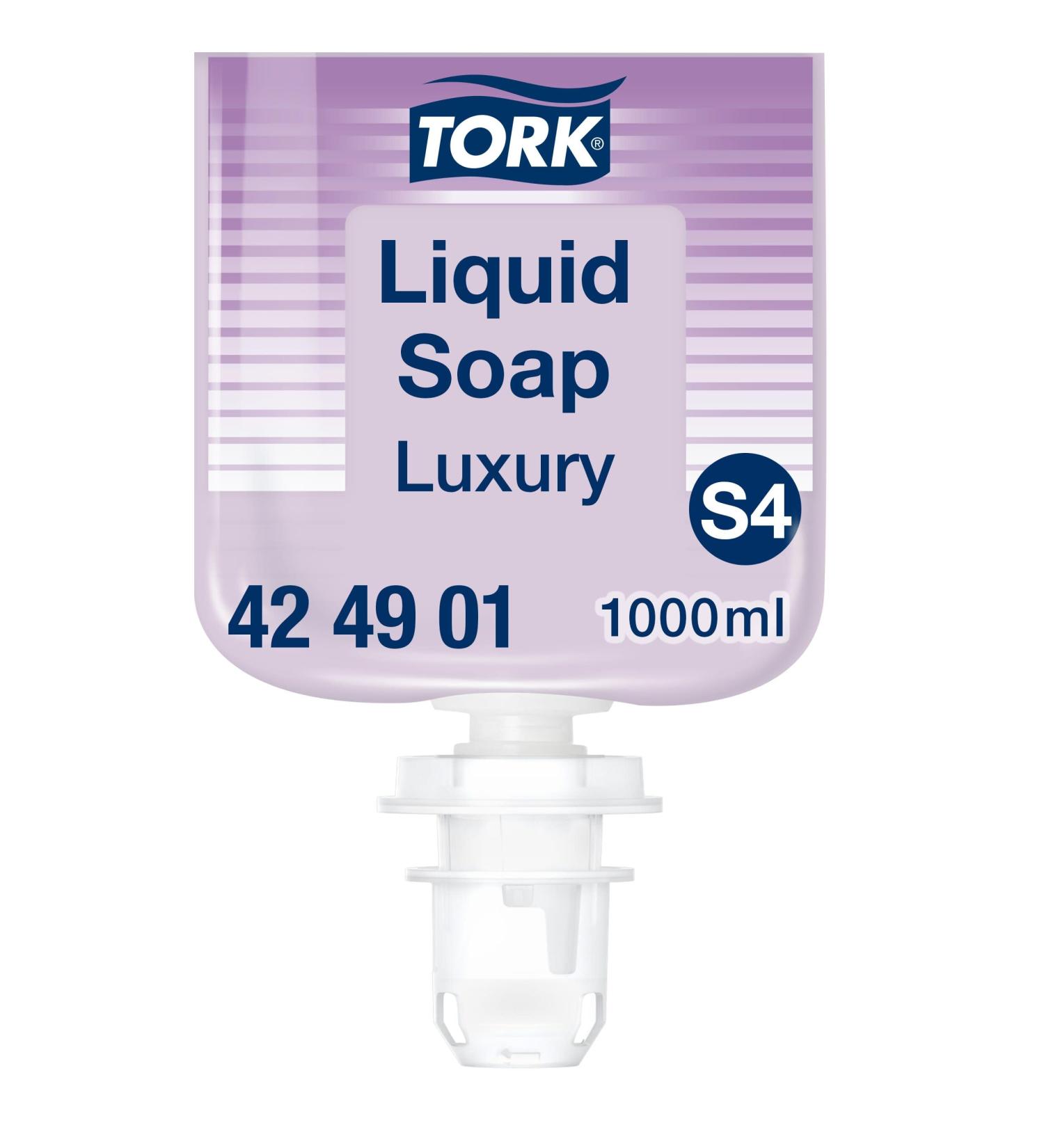  Tork Tork Luxury Liquid Soap S4 Jasmine Rose & Lily 1000 ml 424901 - Buy Online on GoSupps.com