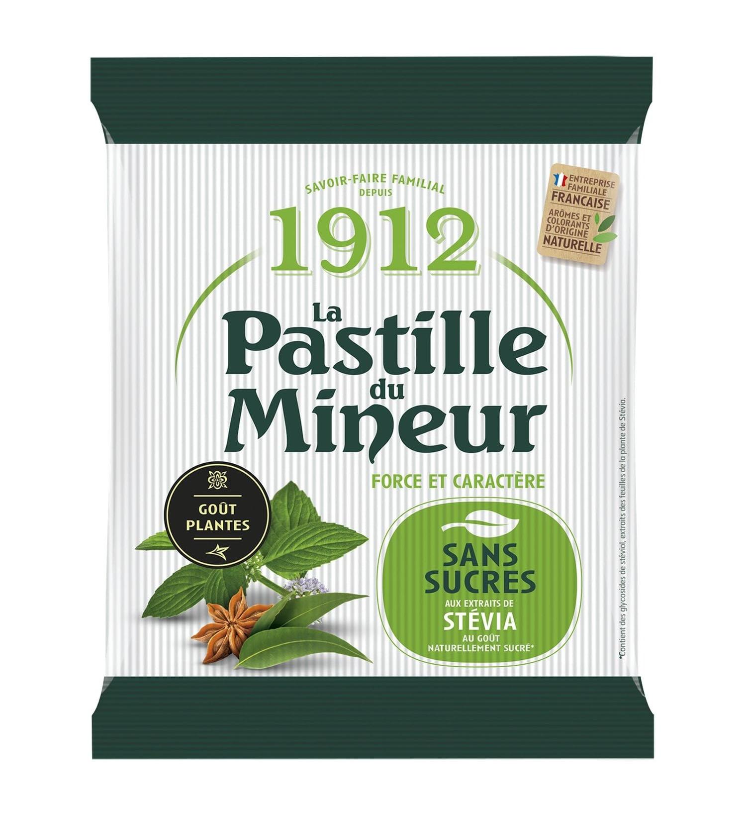 GEORGES VERQUIN Mini Pastilles Rafra chissantes Saveur Menthe Intense Format Pratique 100g - Le Lot De 4