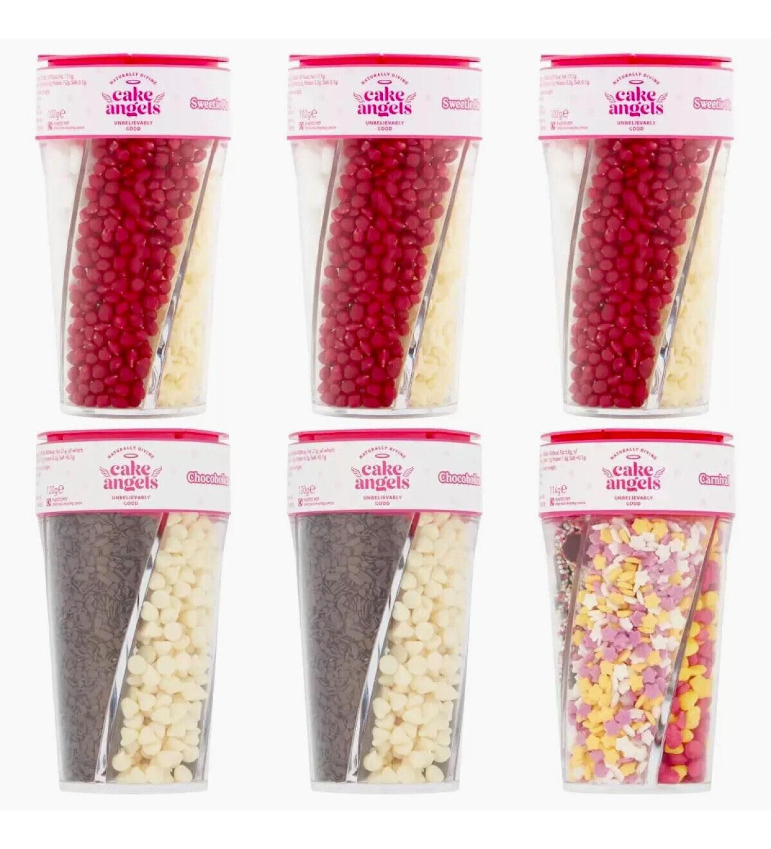 Cake Angels Baking Sprinkles 6 Pack 3 Flavour Combinations Cake Decoration - Buy Online on GoSupps.com