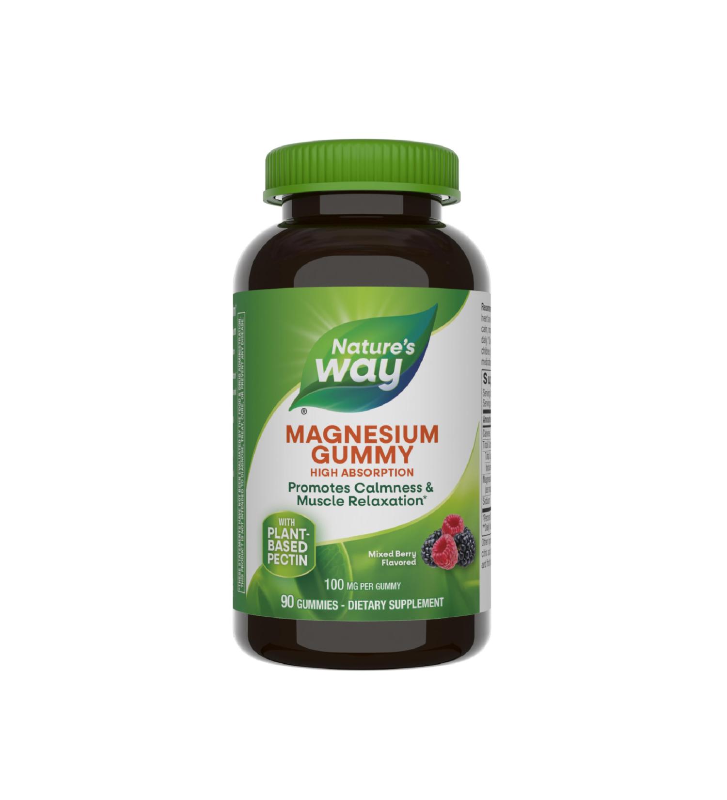 NATURES WAY Nature s Way Magnesium Gummies Promotes Calm 90 CT - Buy Online on GoSupps.com