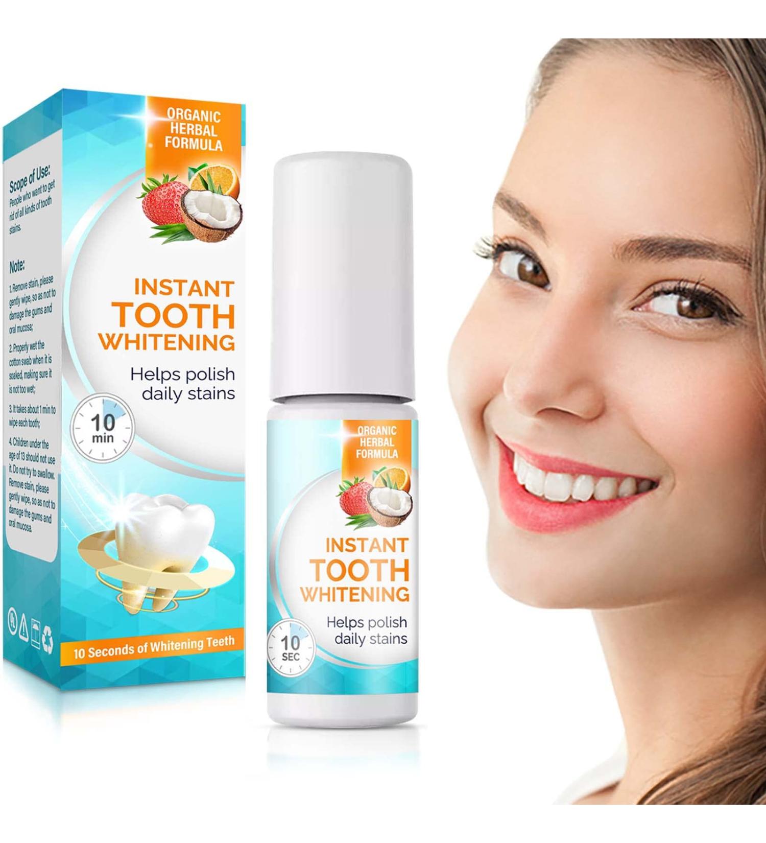 Uptight White Tooth Paint - Instant Teeth Whitening & Polish for a Shiny Smile - Buy Online on GoSupps.com