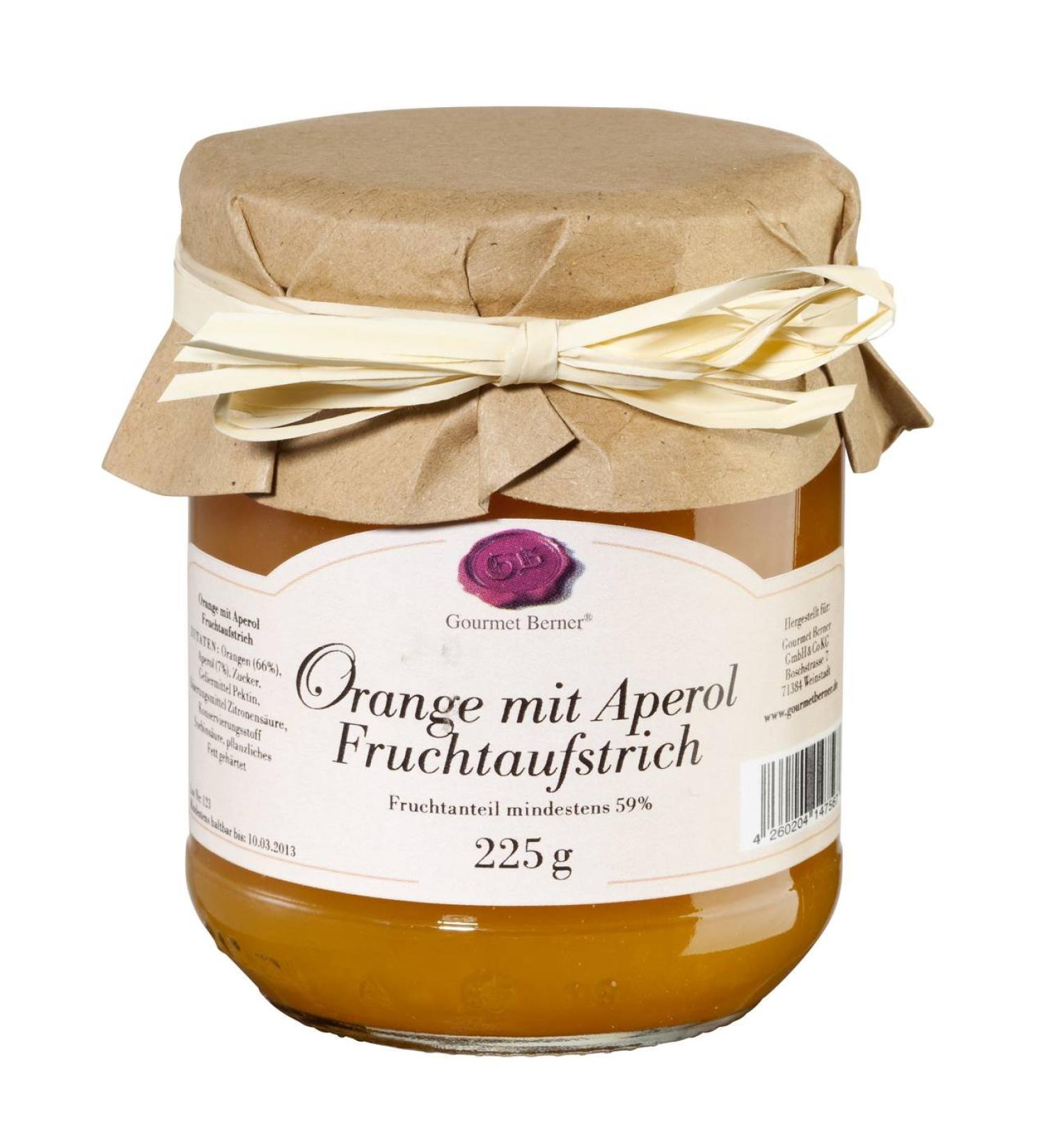 Gourmet Berner Orange with aperitif in a 225g glass