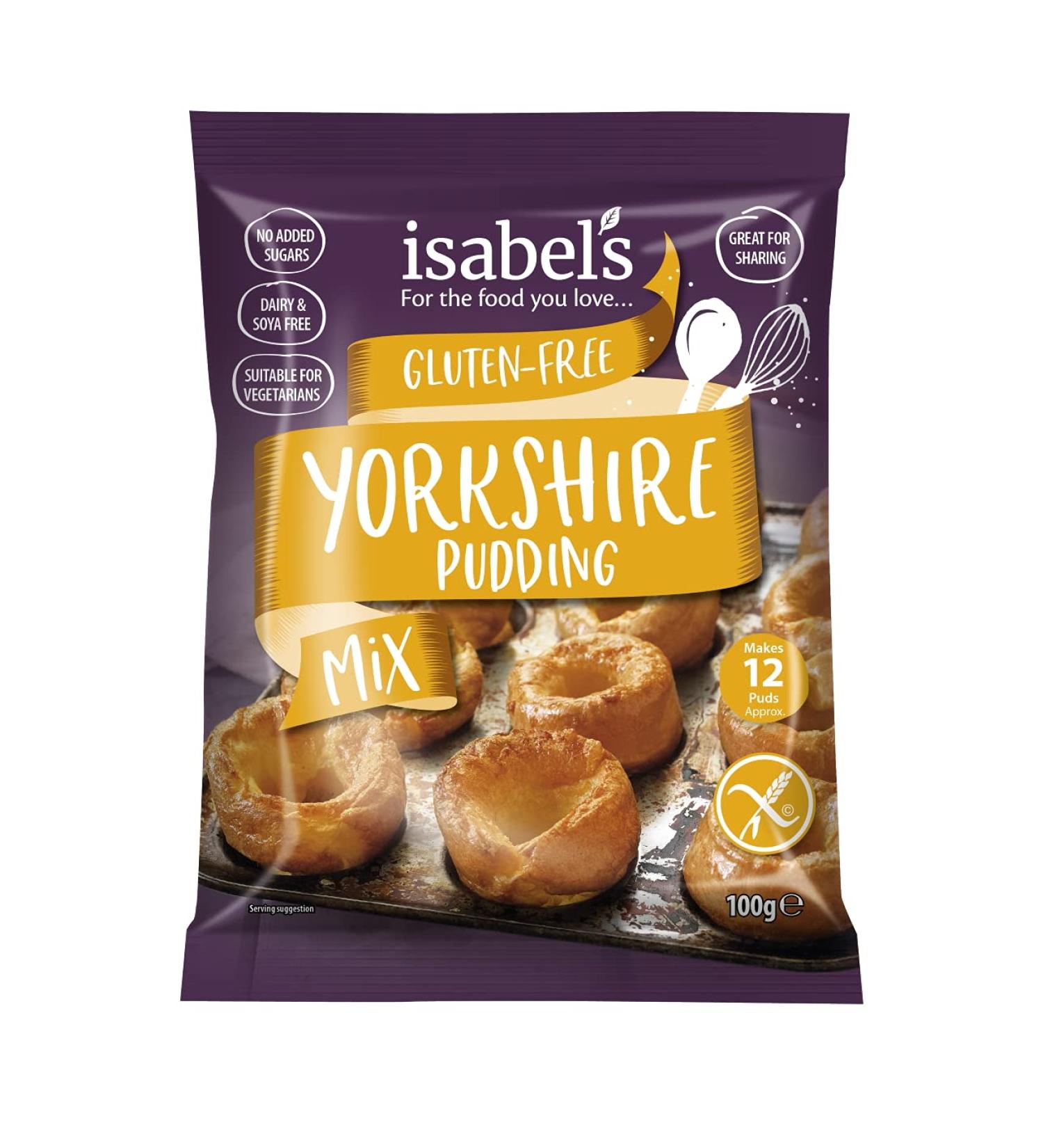 Isabel's Gluten Free Yorkshire Pudding Mix - 100g | Shop Now - Buy Online on GoSupps.com