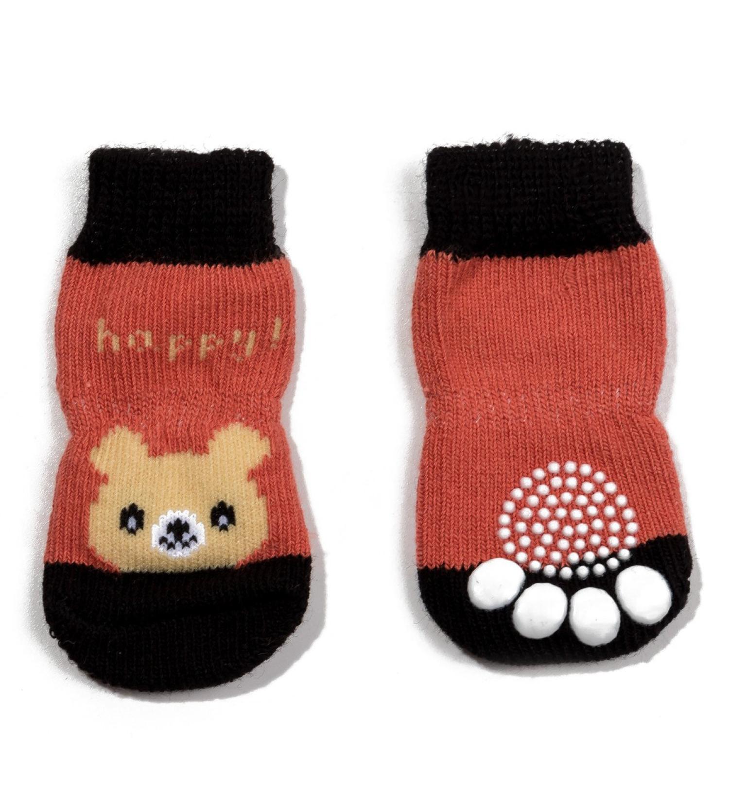 PET Heroic Indoor Anti-Slip Socks for Dogs & Cats - 6 Sizes (S to 3XL) - Paw Protection & Traction with Silicone Gel | Mini B r - Buy Online on GoSupps.com