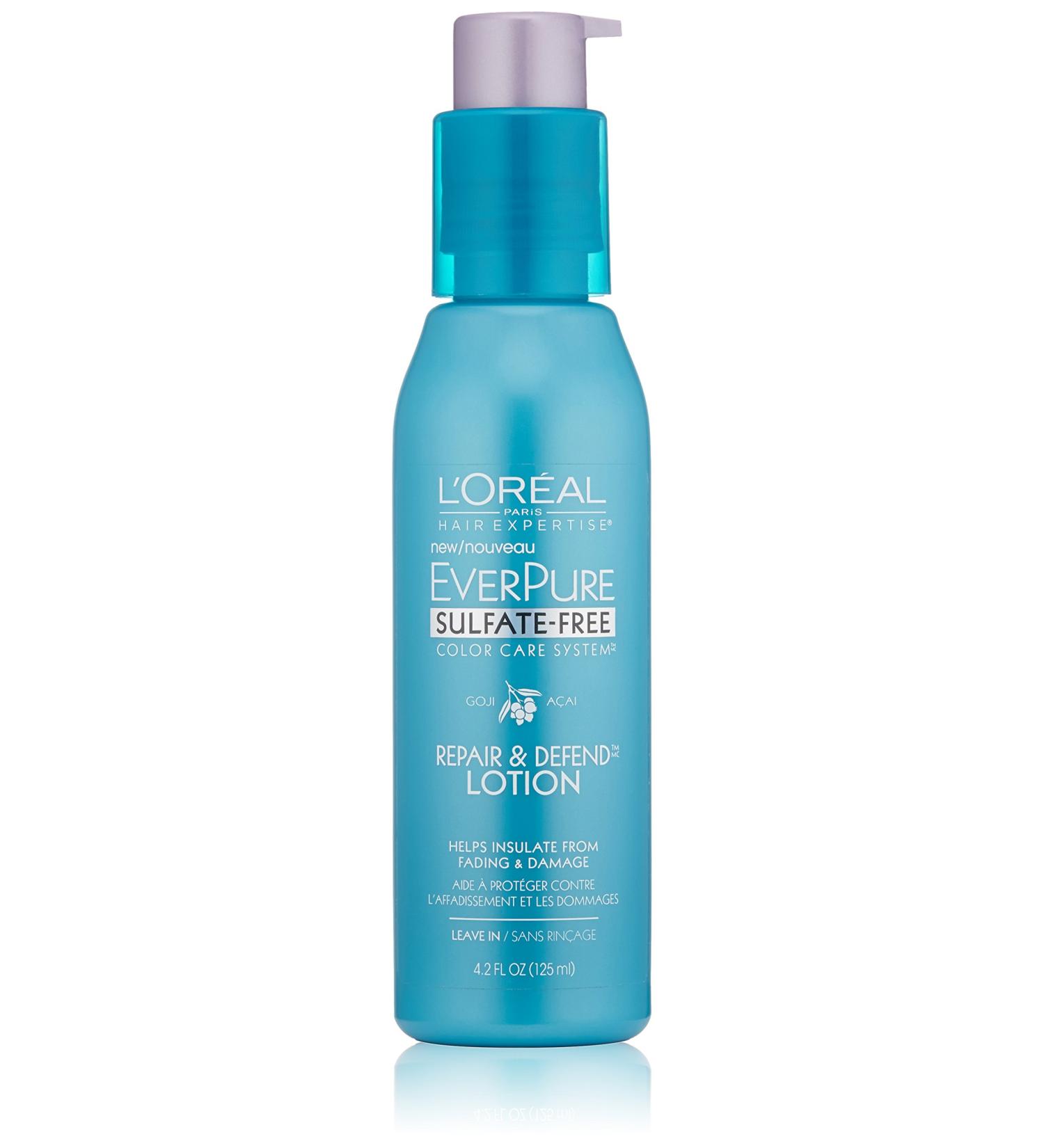 L Or al Paris Hair Care Expertise Everpure Repair and Defend Leave in Treatment 4.2 Fluid Ounce