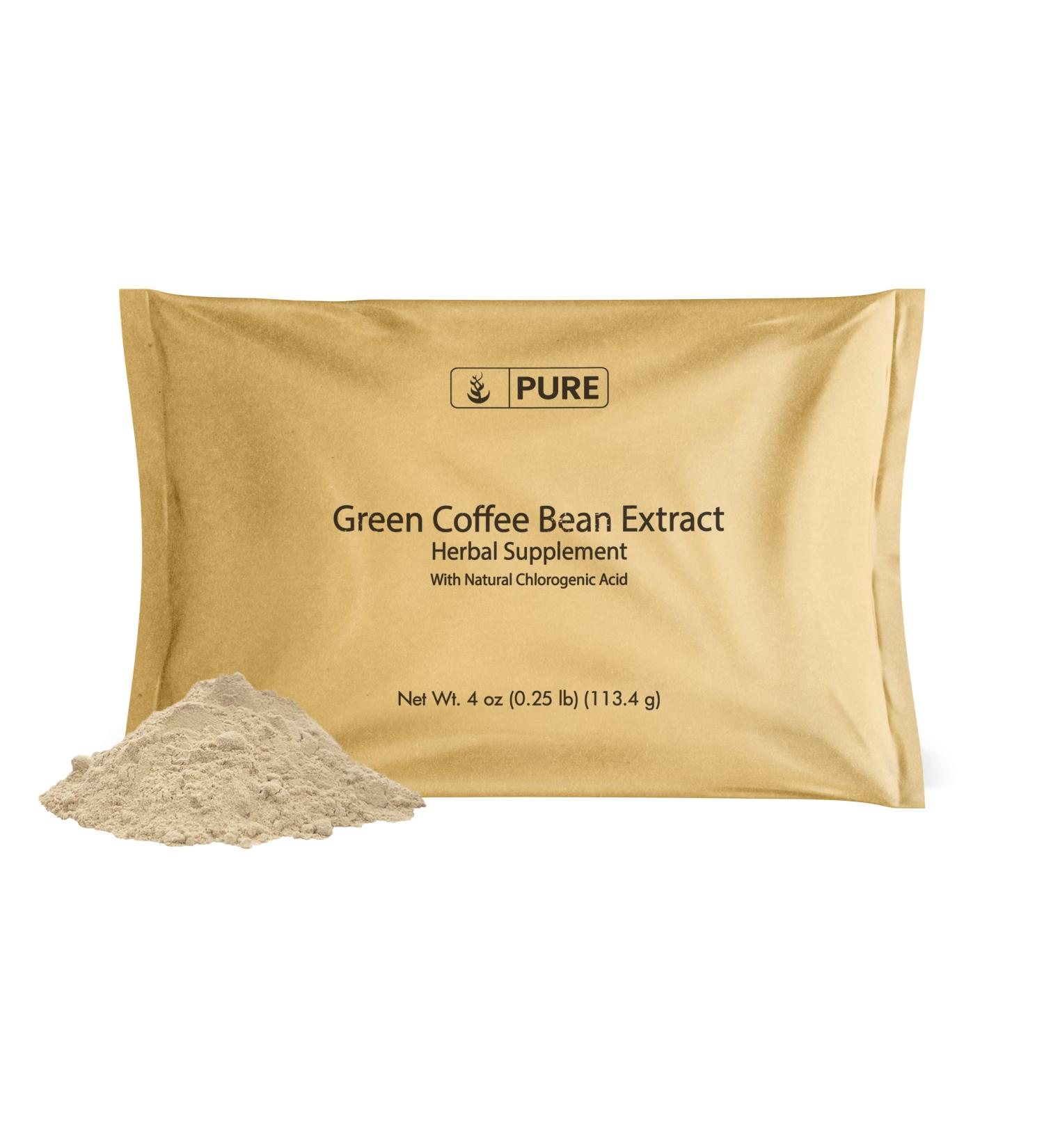 Pure Green Coffee Bean Extract 4oz - Unroasted & Gluten-Free - 1 Pack - Buy Online on GoSupps.com