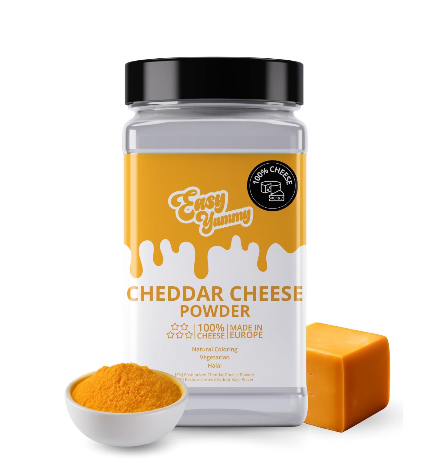 Easy Yummy Cheddar Cheese Popcorn Seasoning 300g 100% Cheddar Cheese Popcorn Flavouring - Buy Online on GoSupps.com