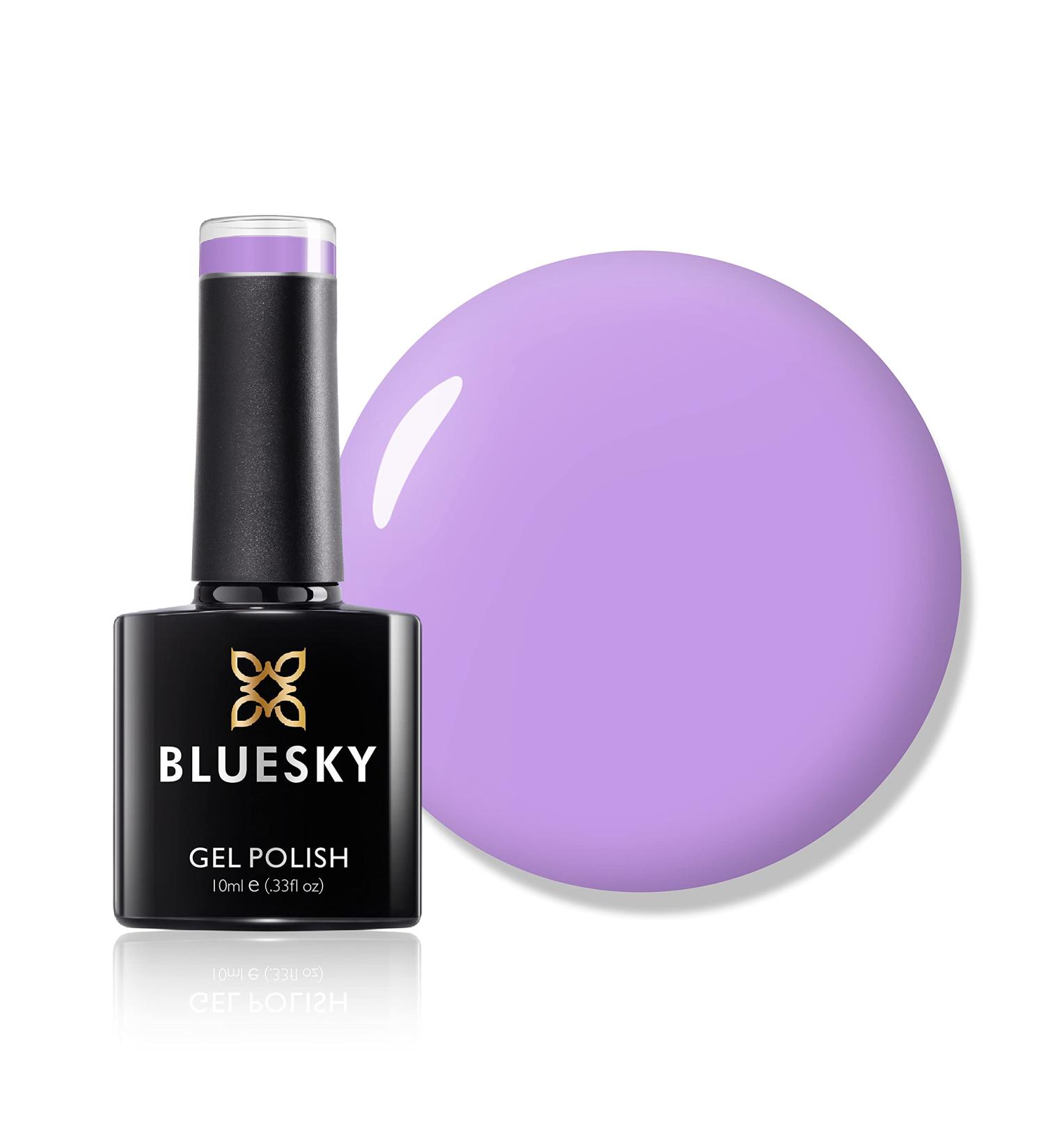 Bluesky Gel Nail Polish Lavender Neon23 Light Neon Purple Long Lasting Chip Resistant 10 ml (Requires Drying Under UV LED Lamp) Lavender 23 10 ml (Pack of 1) - Buy Online on GoSupps.com