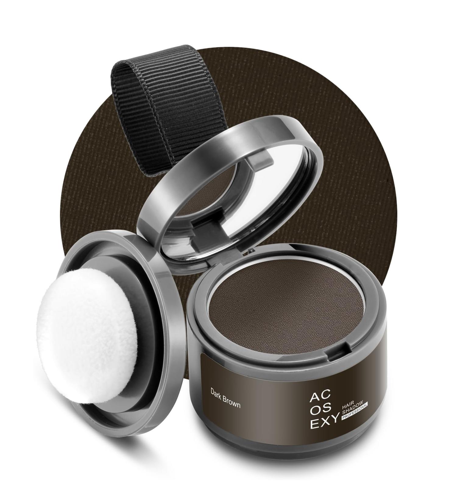 Root Cover Up Powder - Dark Brown for Hair Beard & Eyebrow Coverage | Men's & Women's Gray Hair Solutions - Buy Online on GoSupps.com