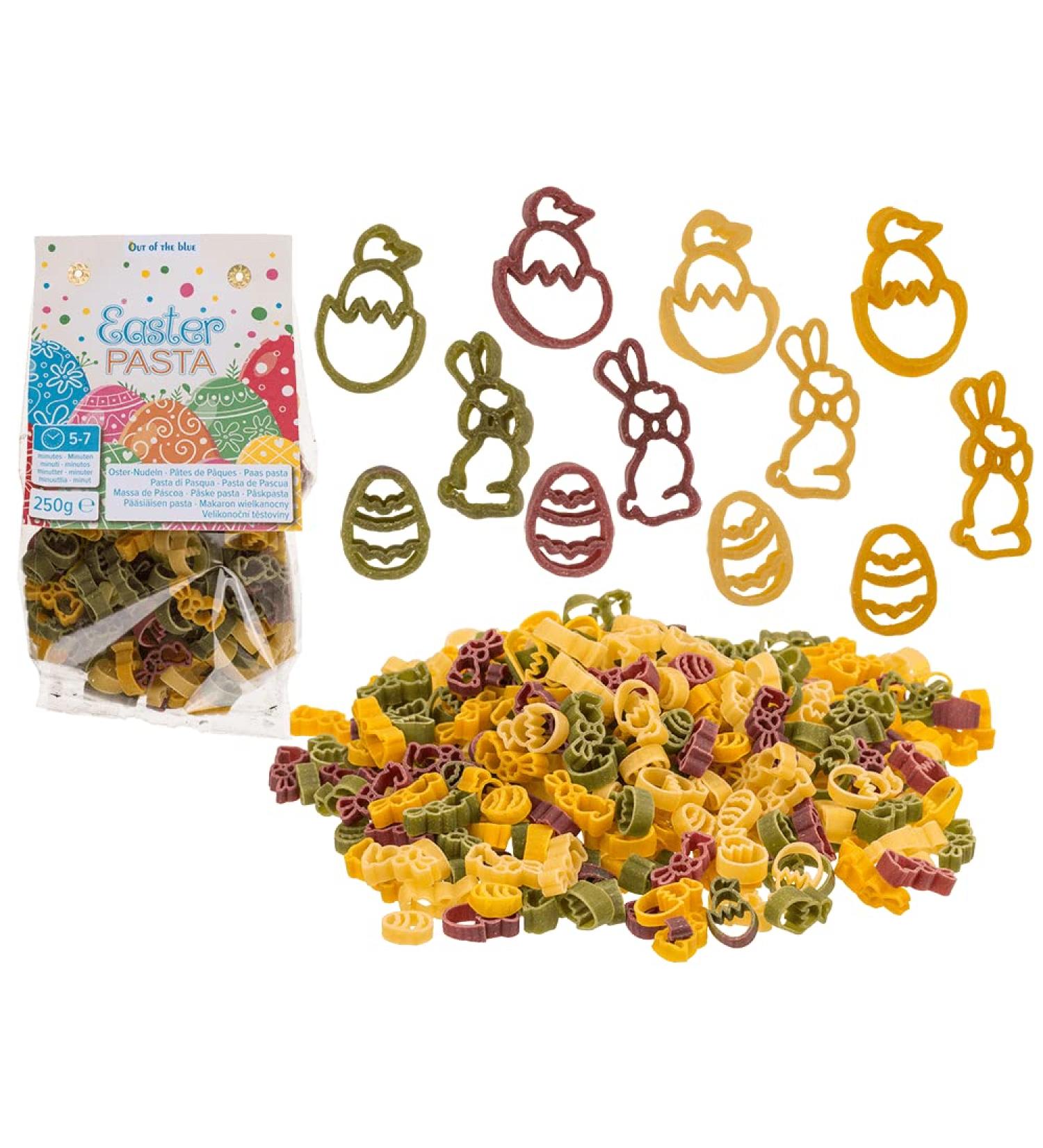  Out of the blue Easter durum wheat semolina noodles with turmeric beetroot and four-color spinach 250g letterhead card pack - Buy Online on GoSupps.com