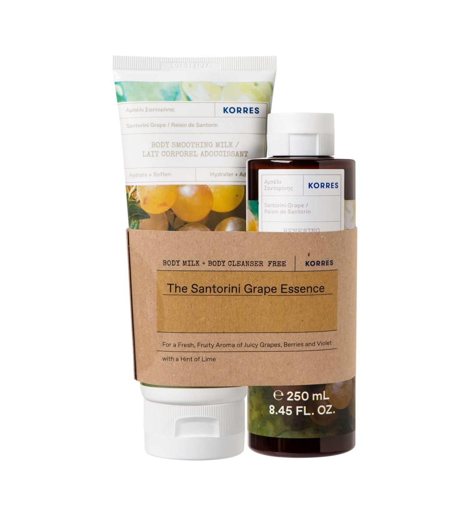 Korres Santorini Grape Body Lotion & Body Wash