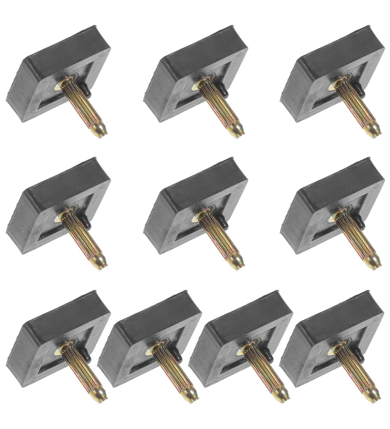 CALLARON 5 Pairs High Heel Tips Replacement Kit - Women's Shoe Heel Repair Caps for Square Heels - Buy Online on GoSupps.com