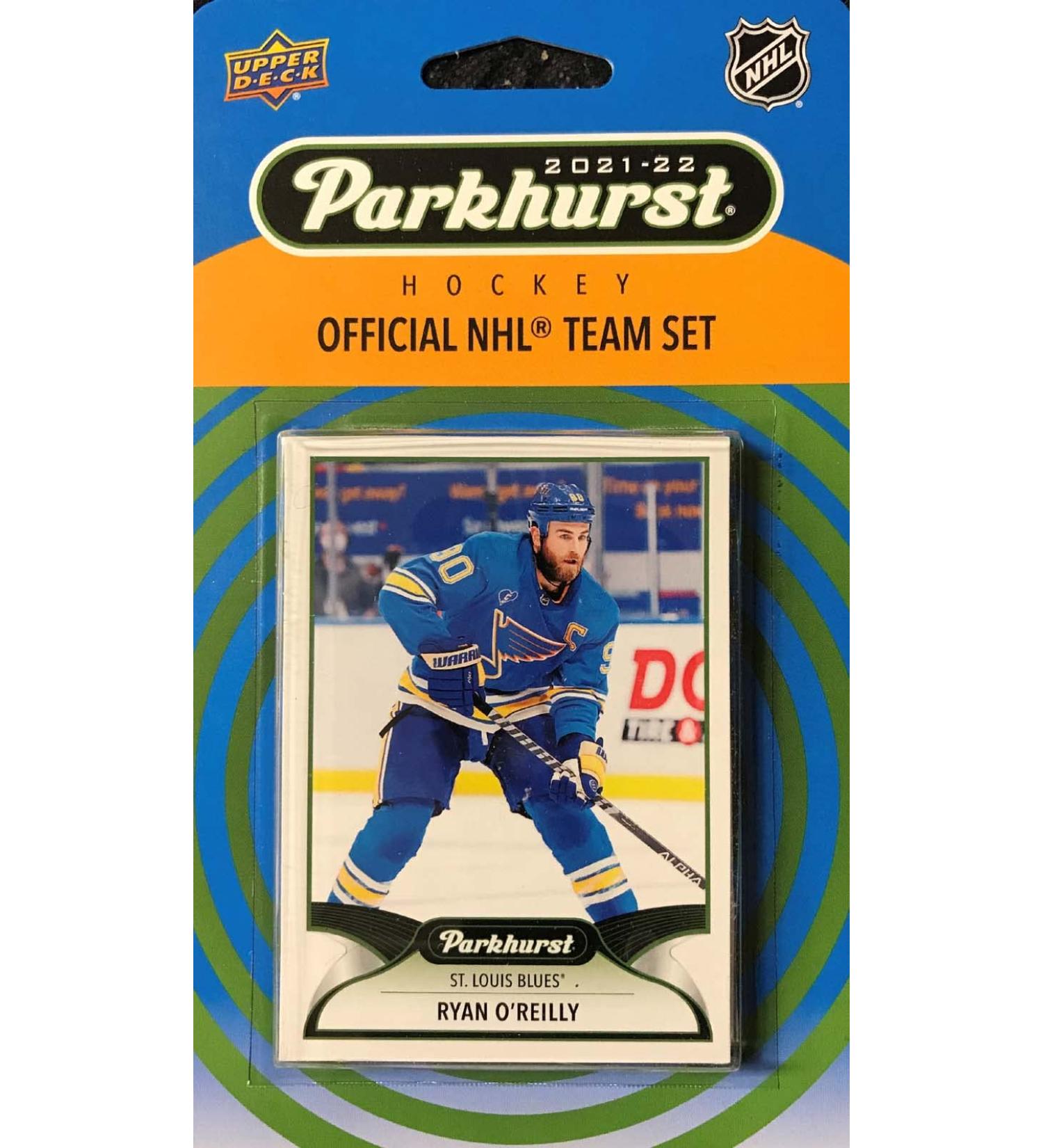 St Louis Blues 2021 2022 Upper Deck Factory Sealed Team Set including Vladimir Tarasenko and Jordan Binnington Plus