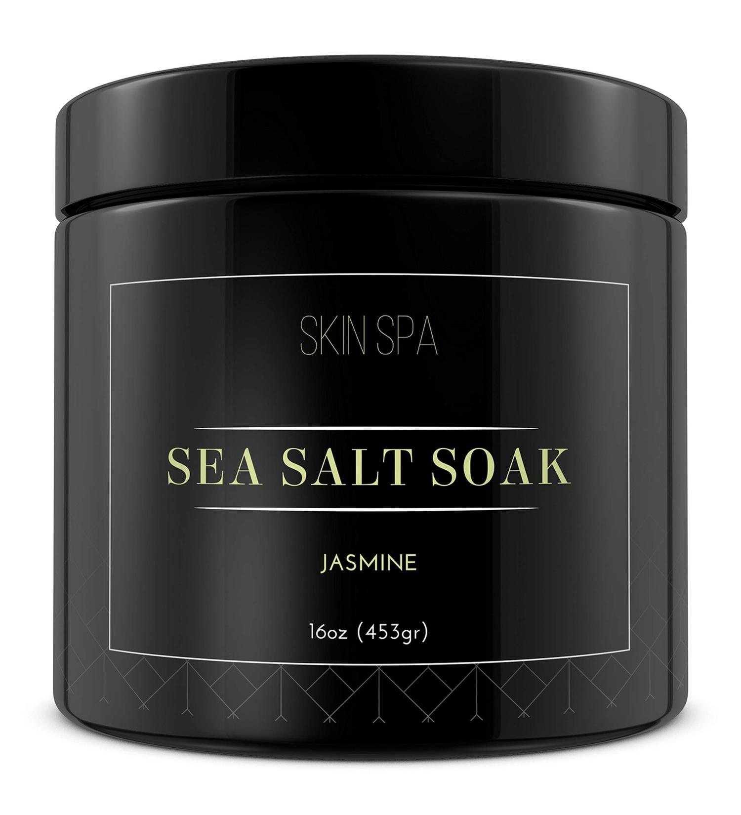 Buy Jasmine Mineral Sea Salt Soak - 16oz (453g) | Relaxing Bath Soak | International Shipping Available - Buy Online on GoSupps.com