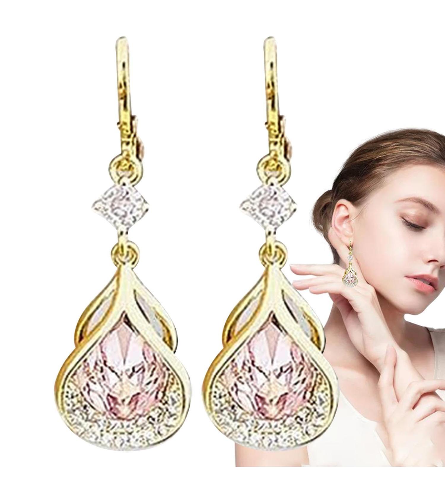 Lymphatic Earrings for Weight Loss | Slimming Magnetic Drop Earrings for Women Girls & Teens - Buy Online on GoSupps.com