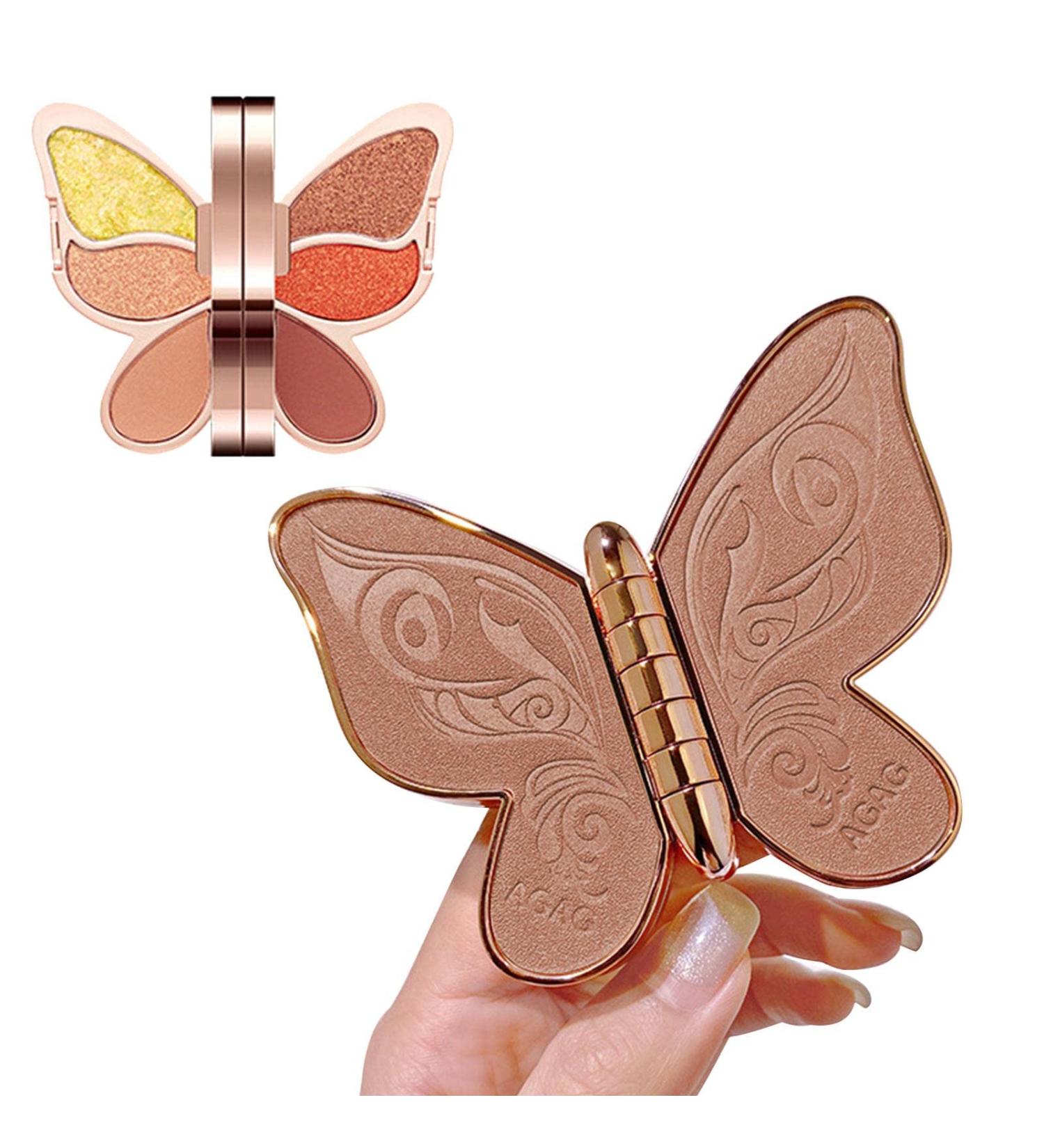 6 Colors Eyeshadow Palette - Natural Matte Shimmer Glitter High Pigmented Eye Shadow Pallete Set | High Pigmented Waterproof Eye Makeup Long Lasting Sillervan Lucky Koi Color - Buy Online on GoSupps.com