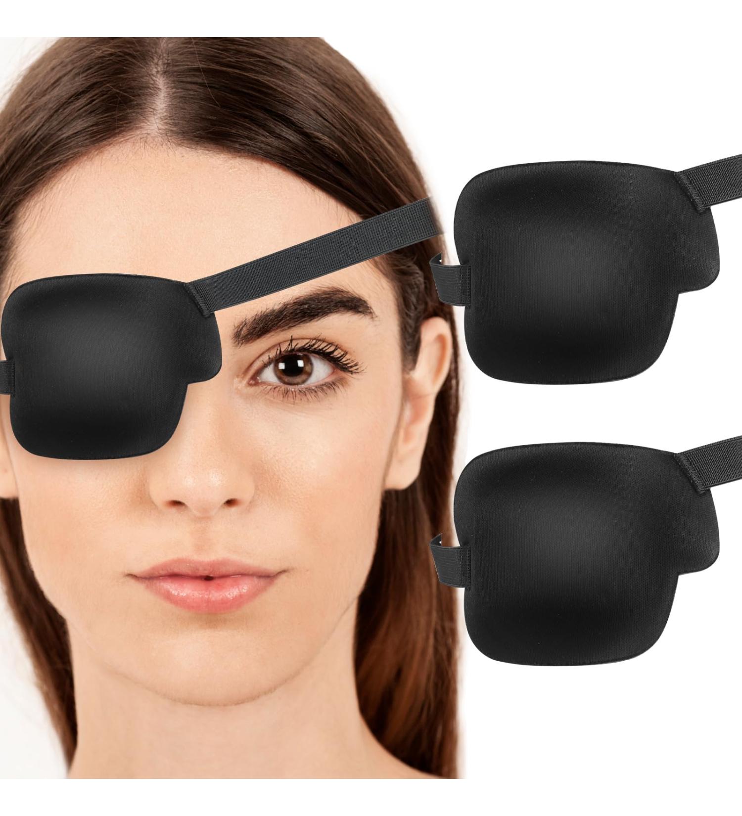 Ymapinc 3D Adjustable Eye Patch - 2 Pcs Reusable Medical Eyepatch for Adults & Kids | Ideal for Amblyopia & Strabismus (Right Eye - Buy Online on GoSupps.com