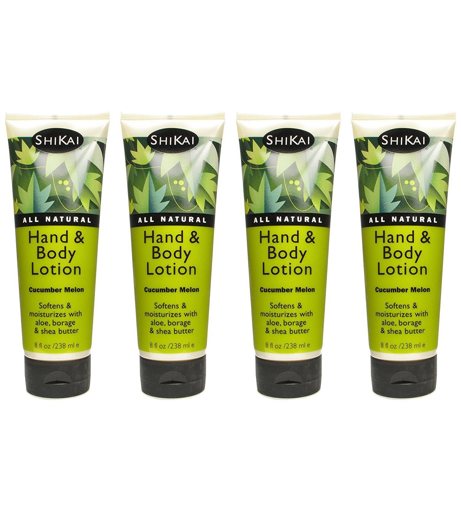Shikai All Natural Hand And Body Lotion Cucumber Melon - 8 Fl Oz