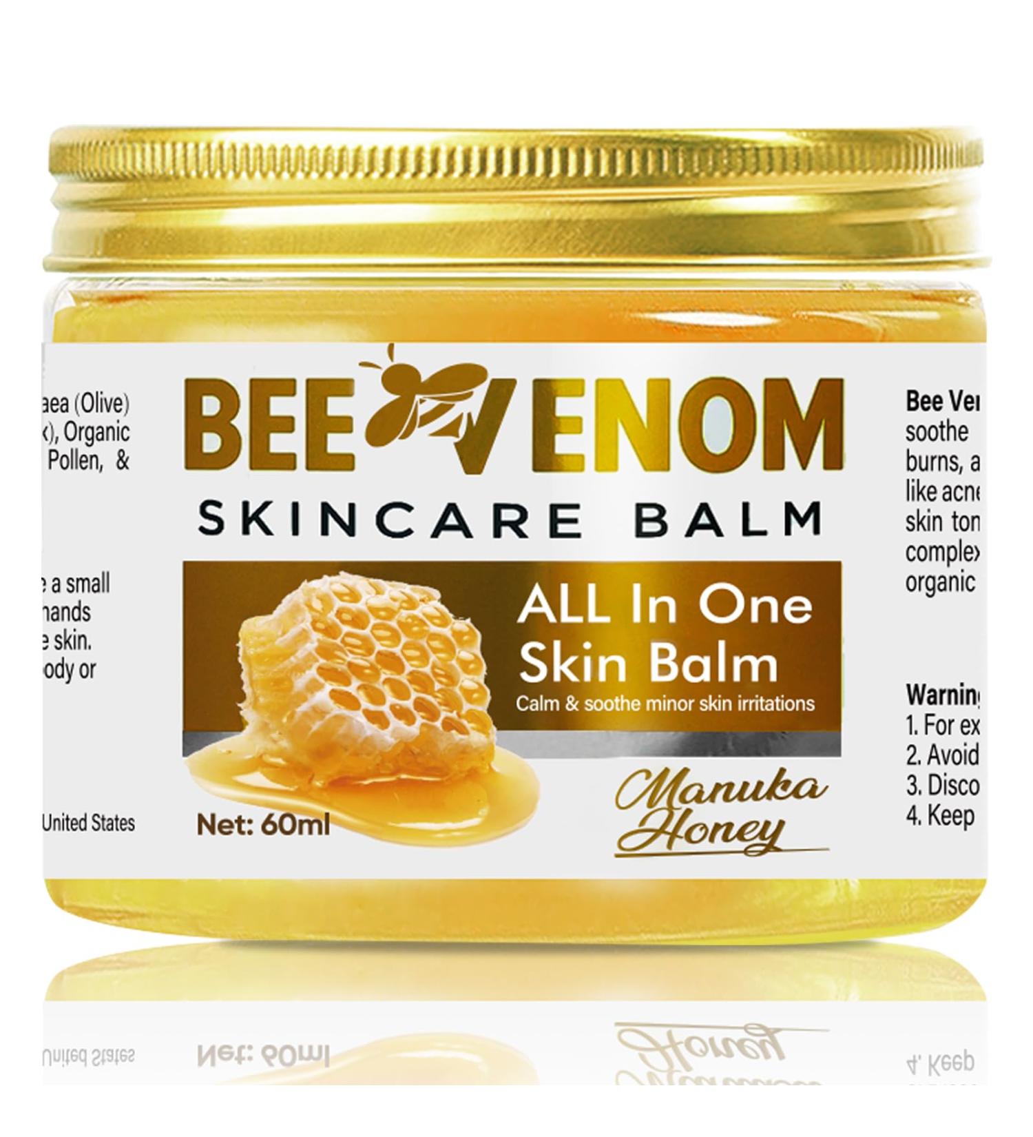 Bee Venom Cream Natural Bee Venom Skin Treatment Cream-for Removing and Repair Effective In Reducing Skin Blemishes Gentle and Non-irritating(Yellow) - Buy Online on GoSupps.com