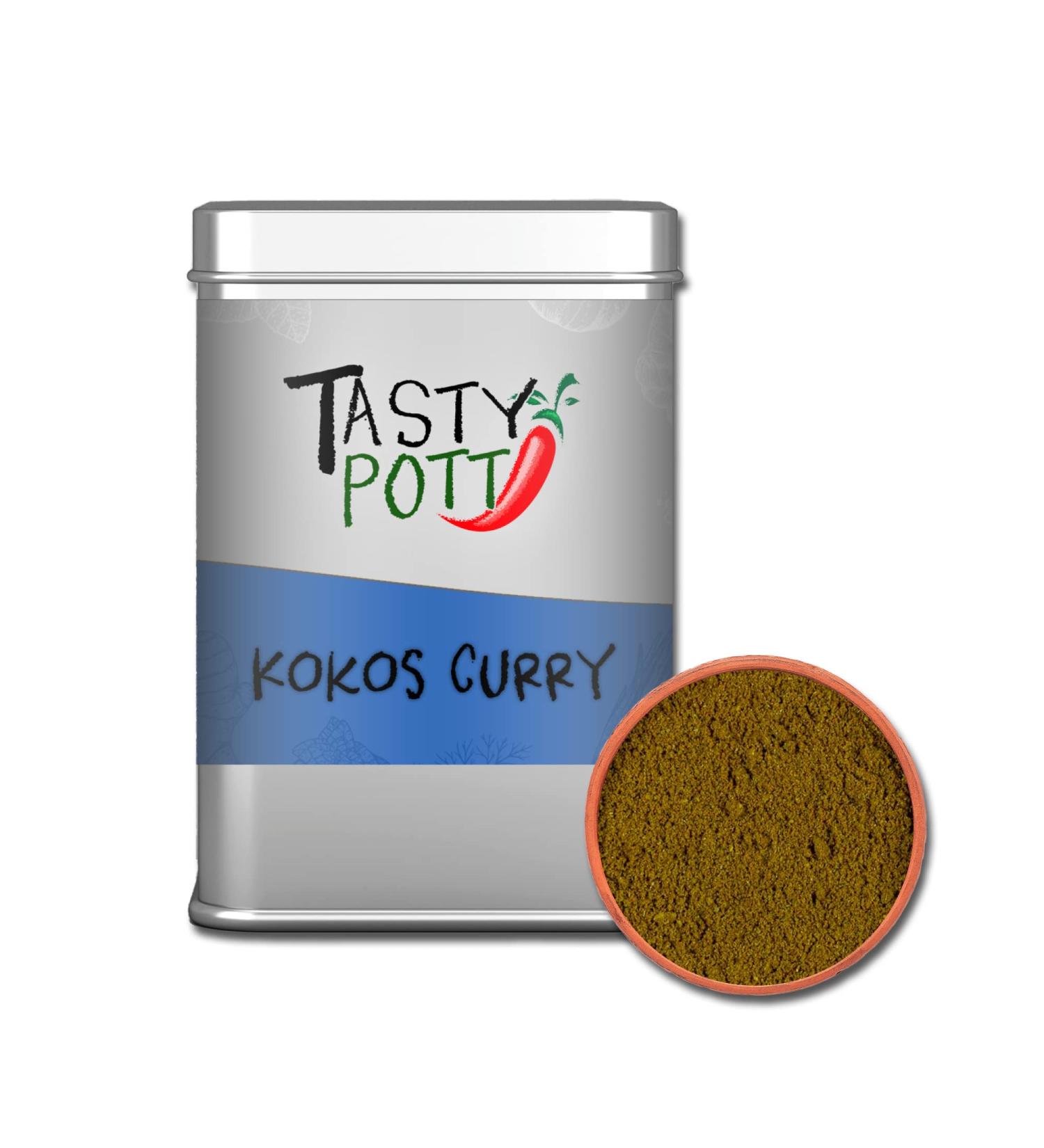 Jeske Sports Supplies Tasty Pott Coconut curry 75 g curry mix coconut curry fruity spices spice mixture herbs fruit powder spice box - Buy Online on GoSupps.com