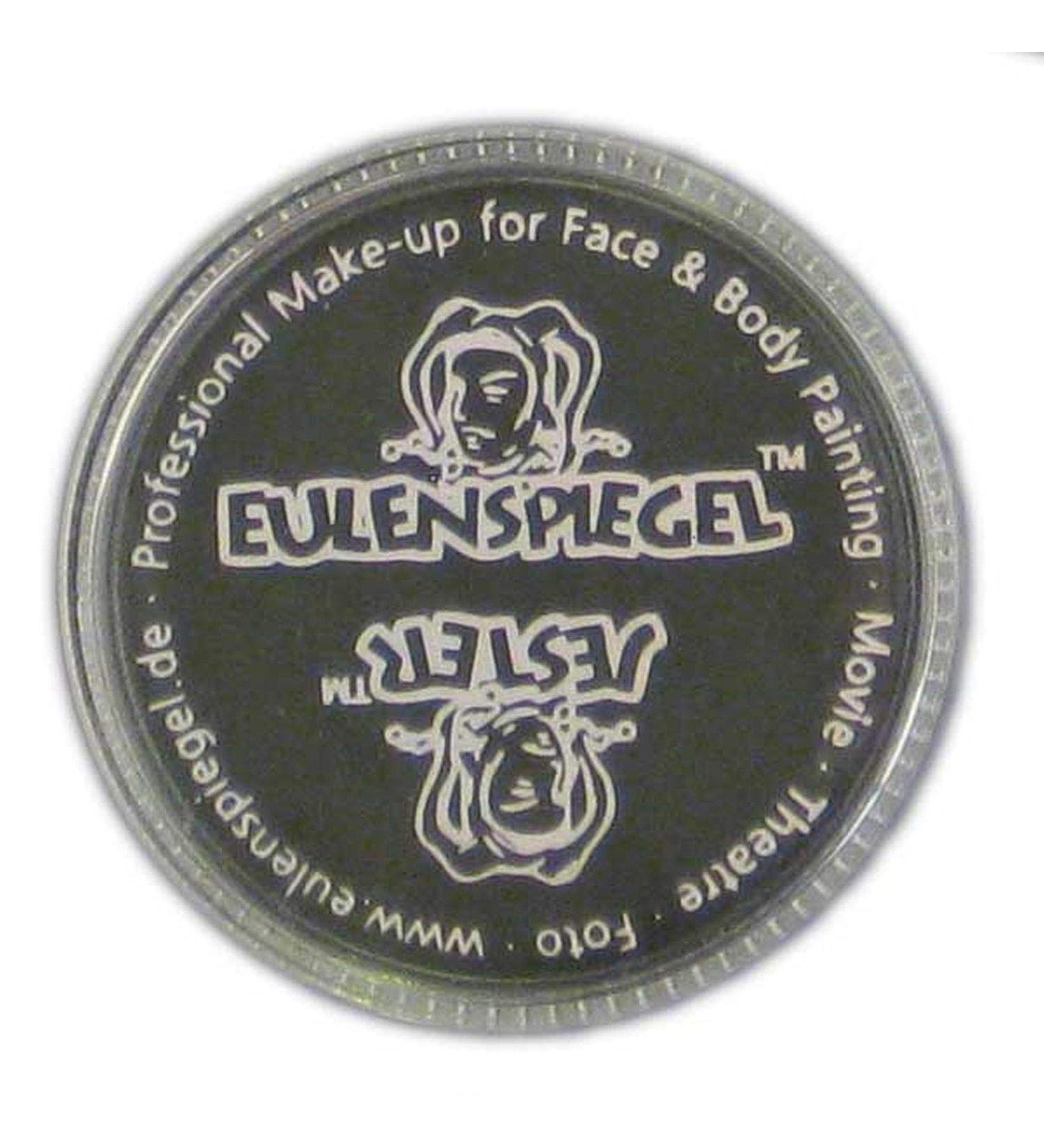 Eulenspiegel 501115 Black Cream Make-up - 35ml for Halloween Carnival & Theme Parties | International Shipping Available - Buy Online on GoSupps.com