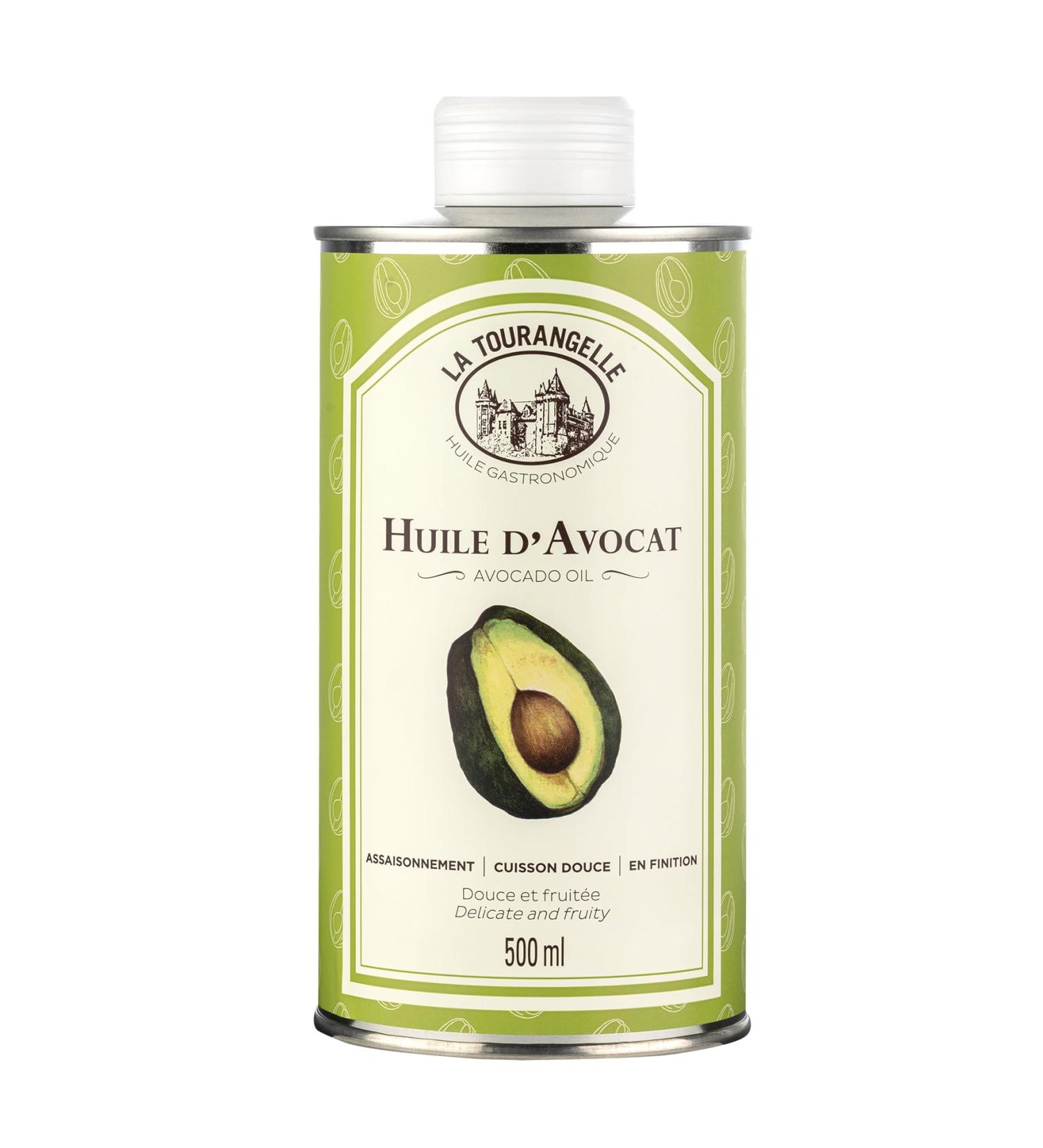 La Tourangelle - Avocado oil - Intense and fruity taste - Extracted from avocado flesh - Body and hair cosmetic oil - 500ml - Buy Online on GoSupps.com